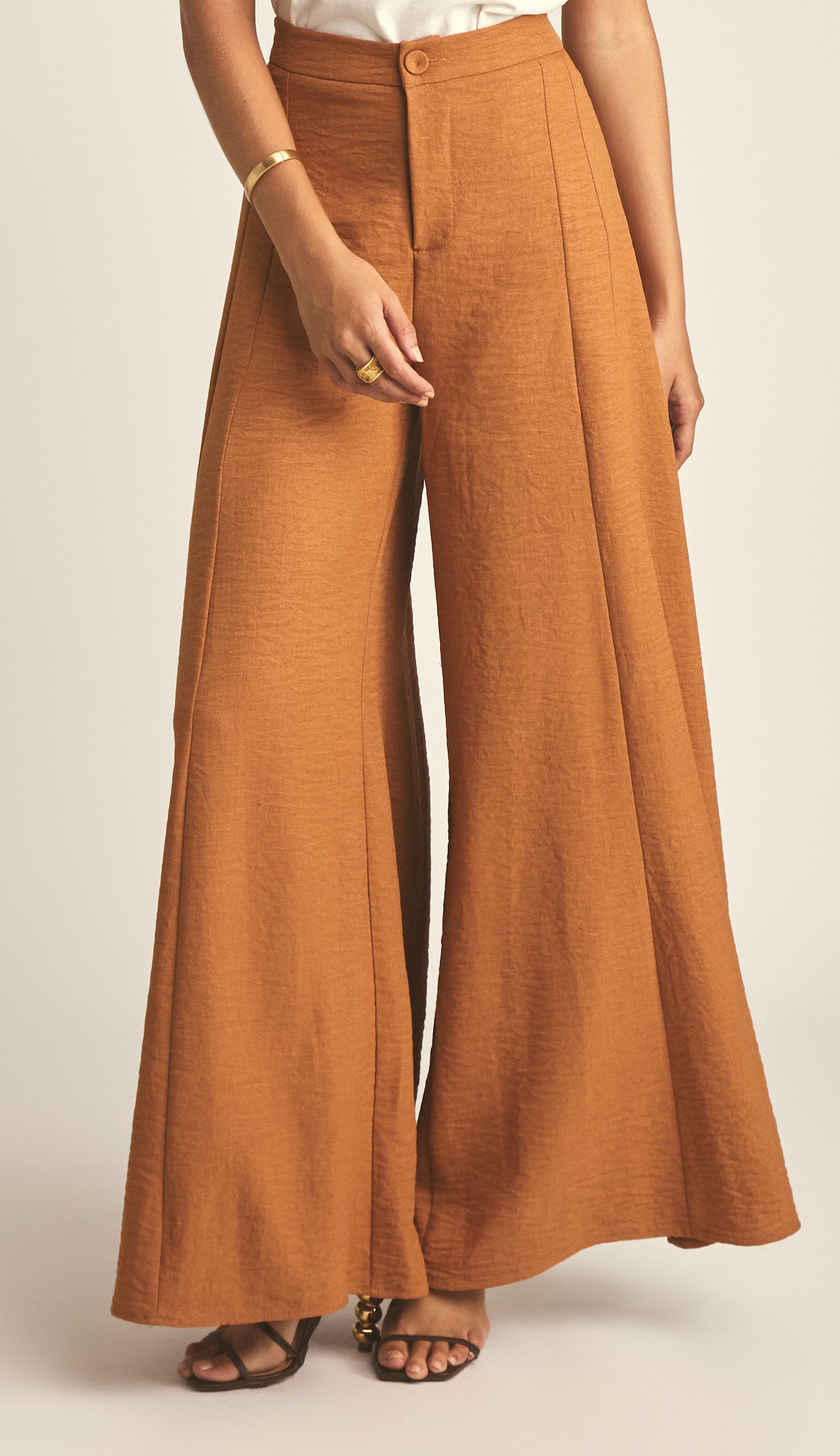 Calça Benedita Caqui