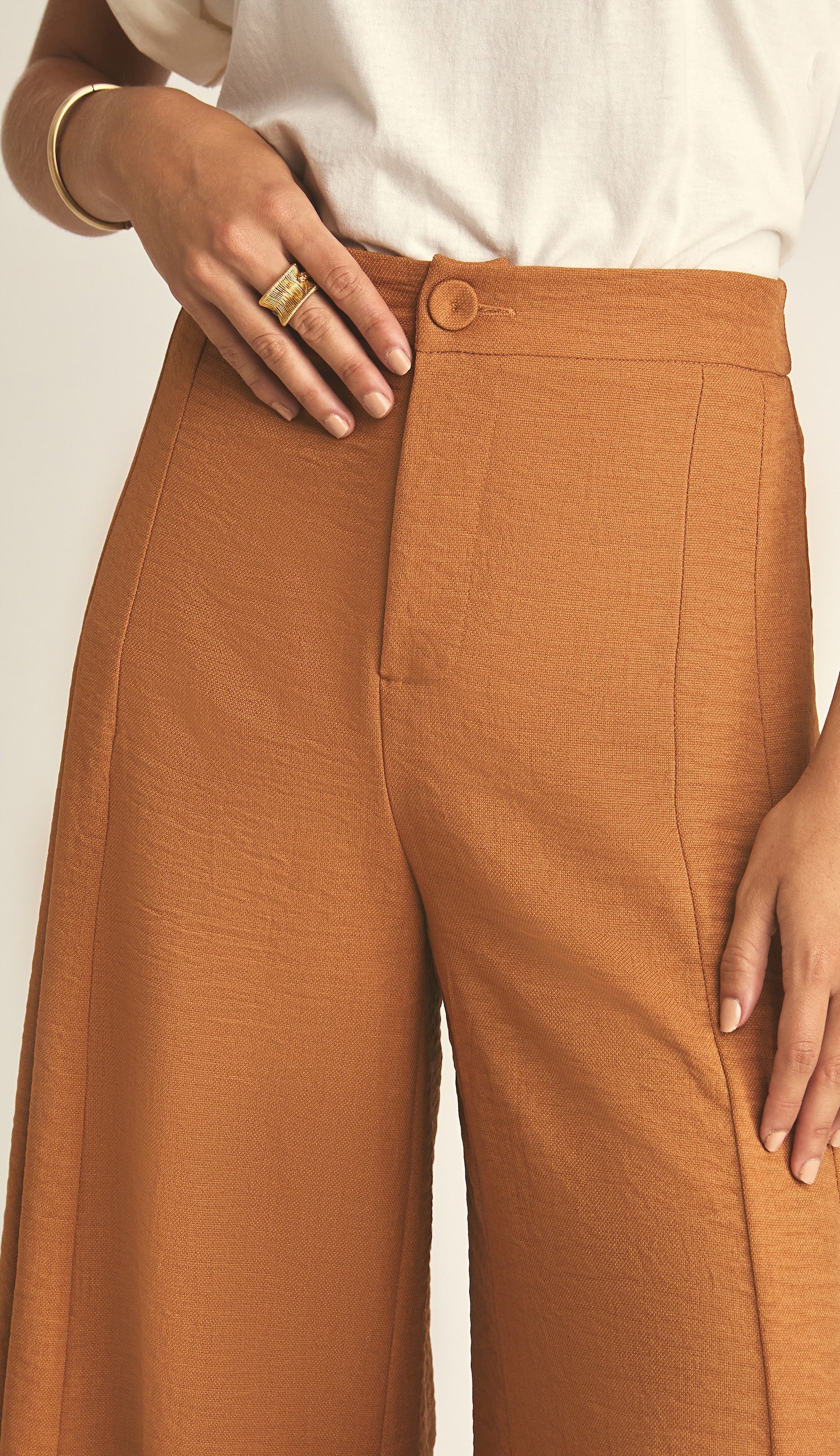 Calça Benedita Caqui