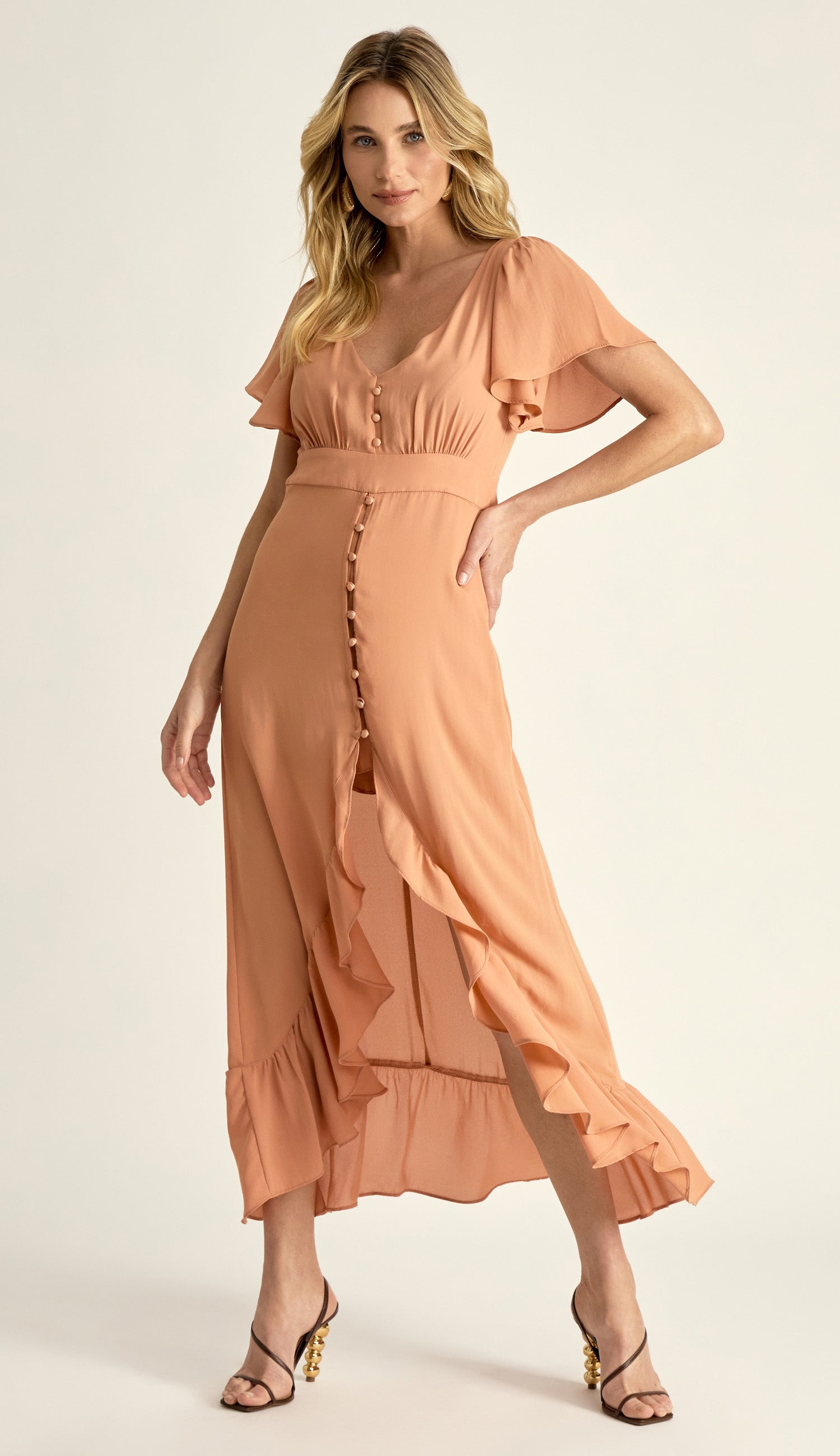 Vestido Frida Caramelo