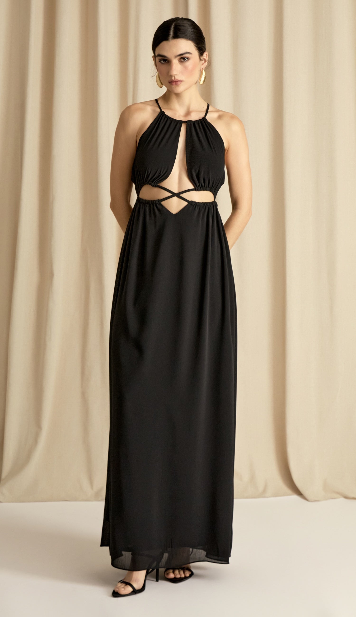 Vestido Micaela Preto