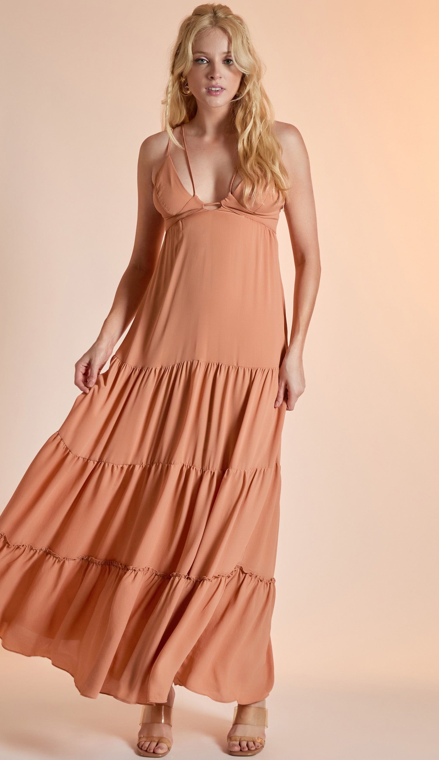 Vestido Doris Caramelo