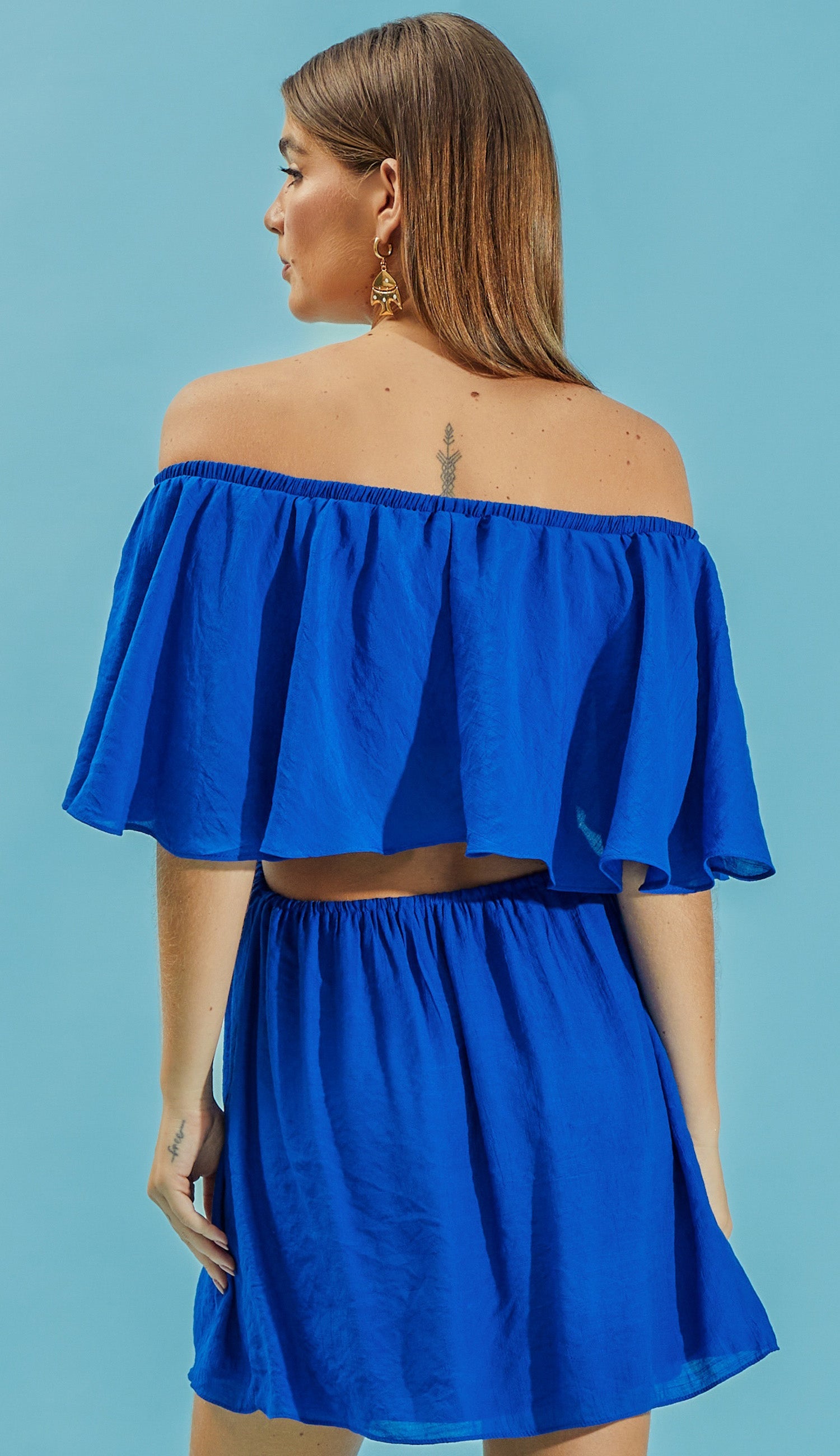 Vestido Faustina Azul