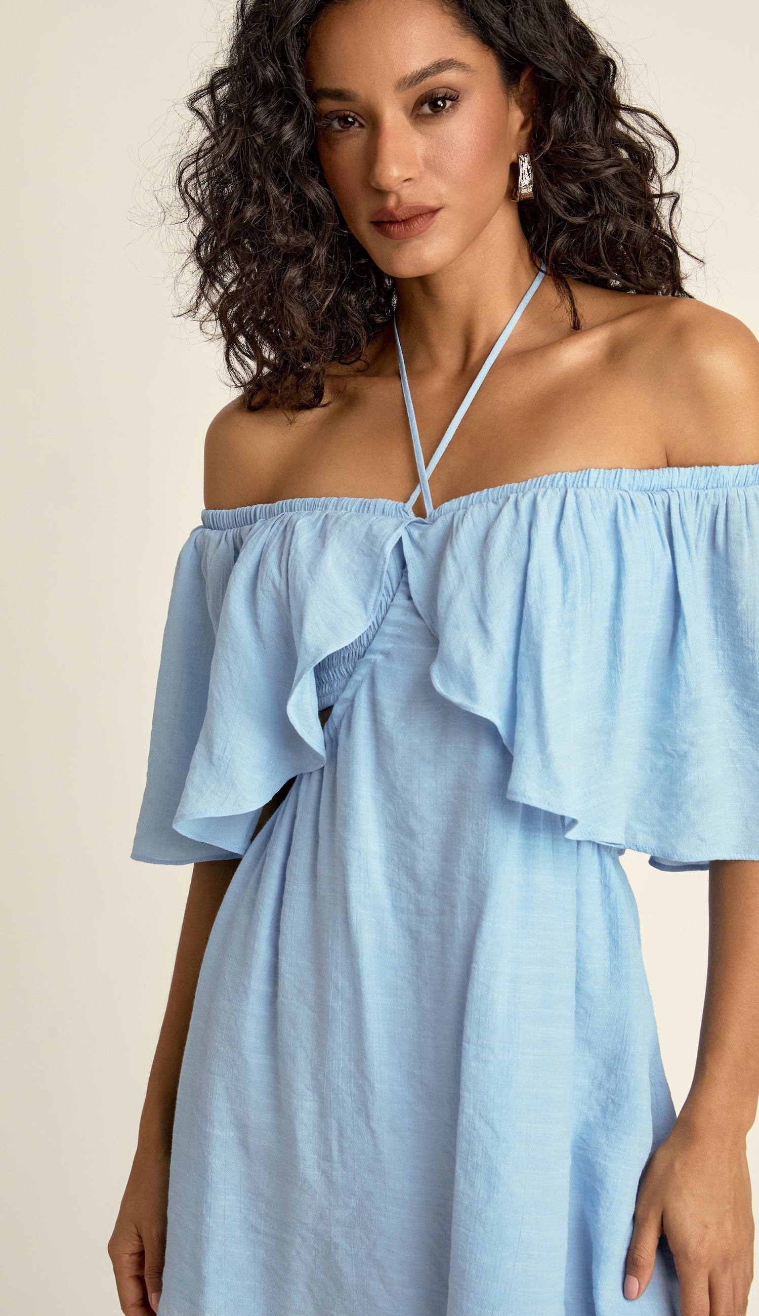 Vestido Faustina Azul