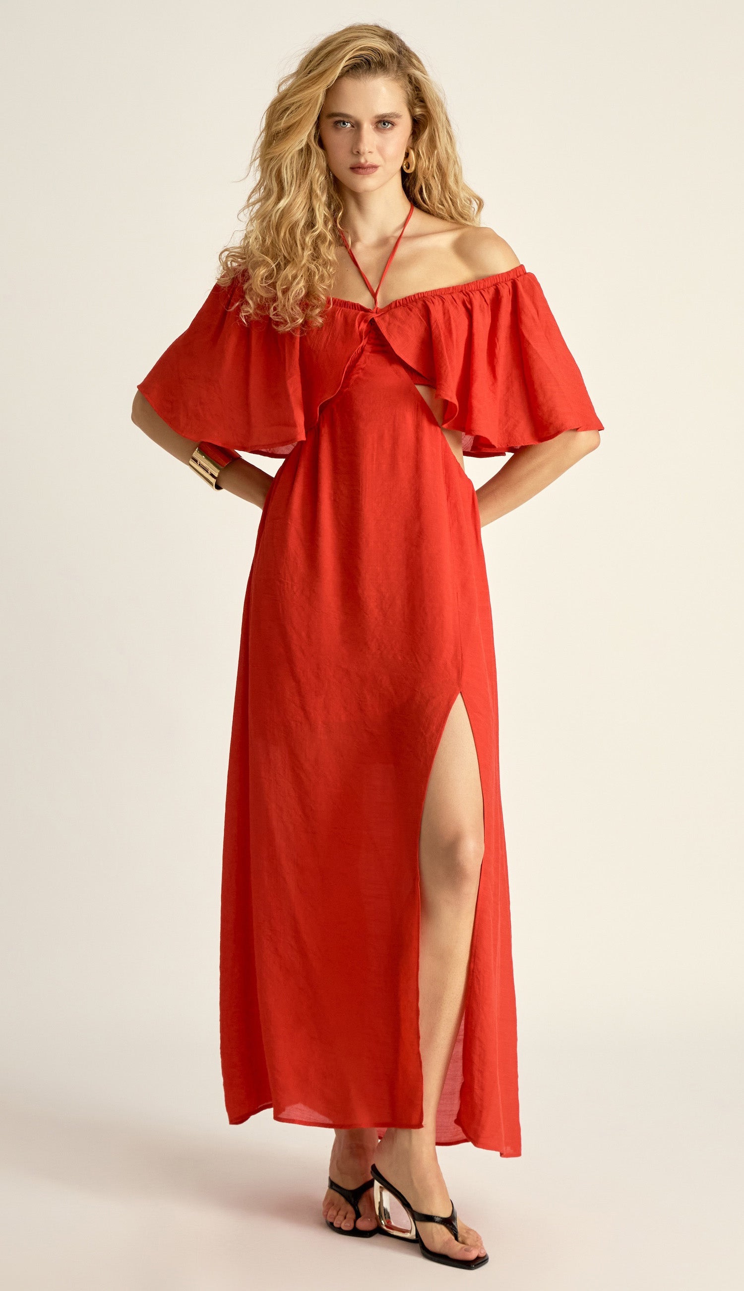 Vestido Alessandra Cereja