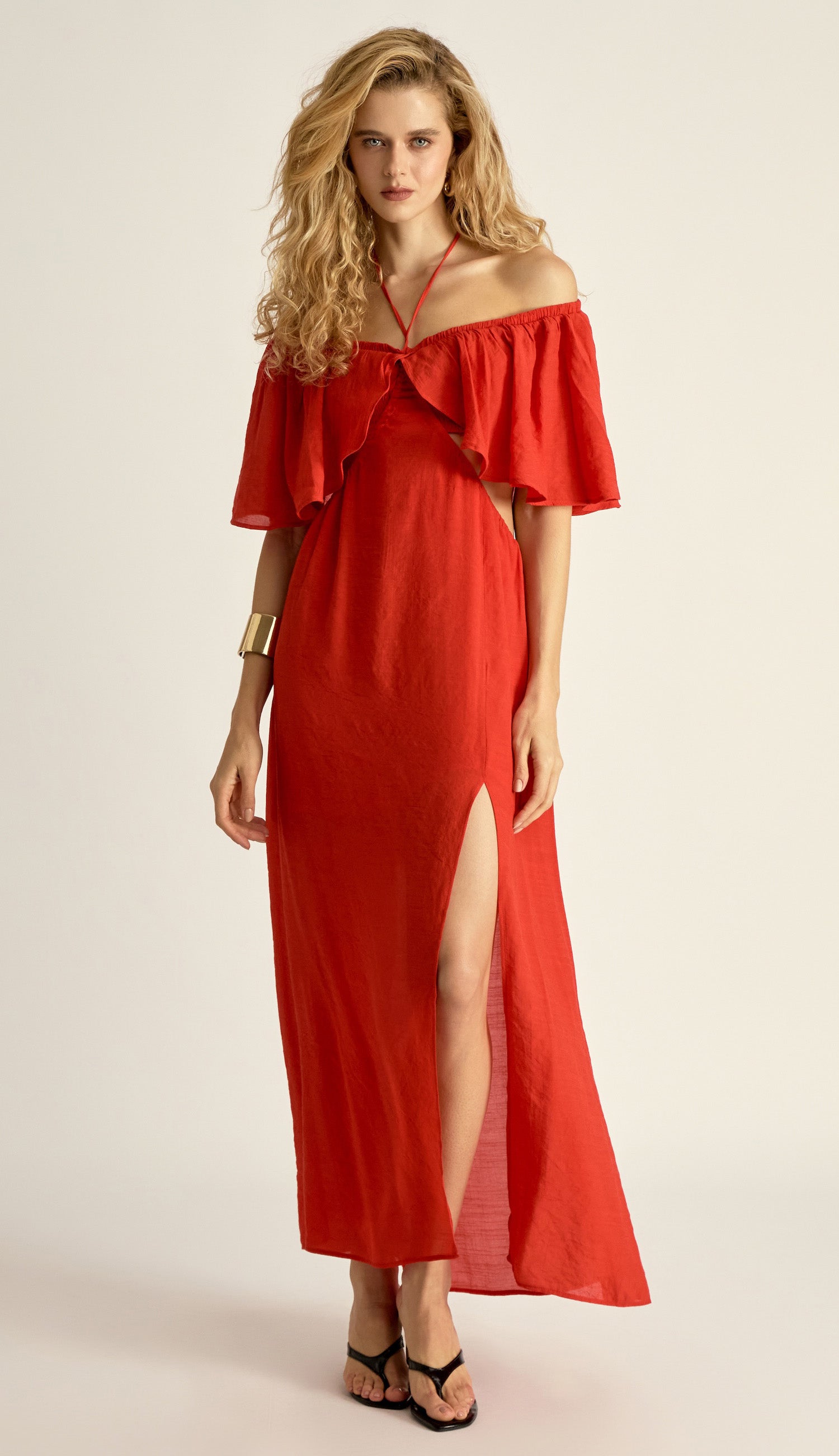 Vestido Alessandra Cereja