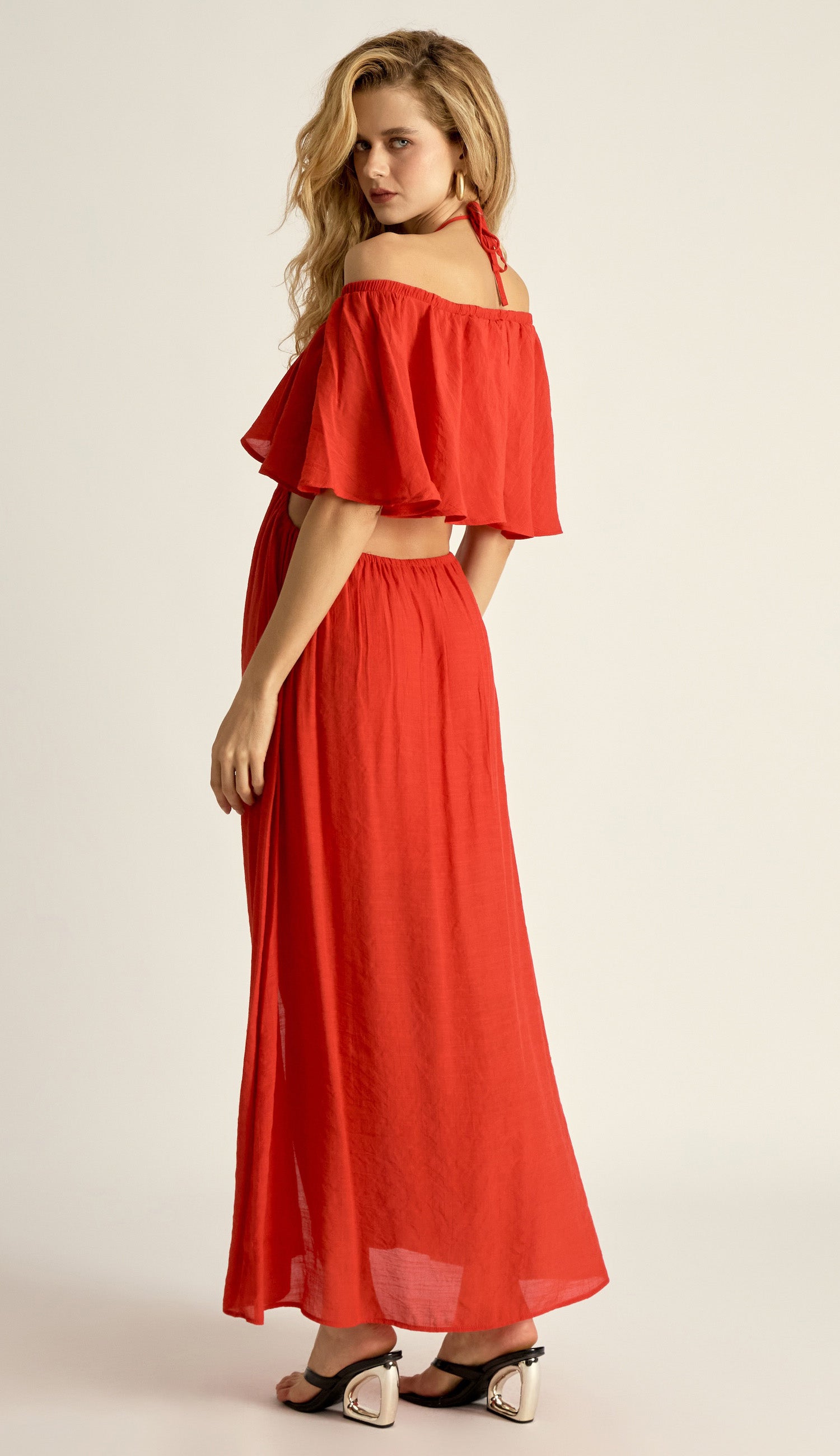 Vestido Alessandra Cereja