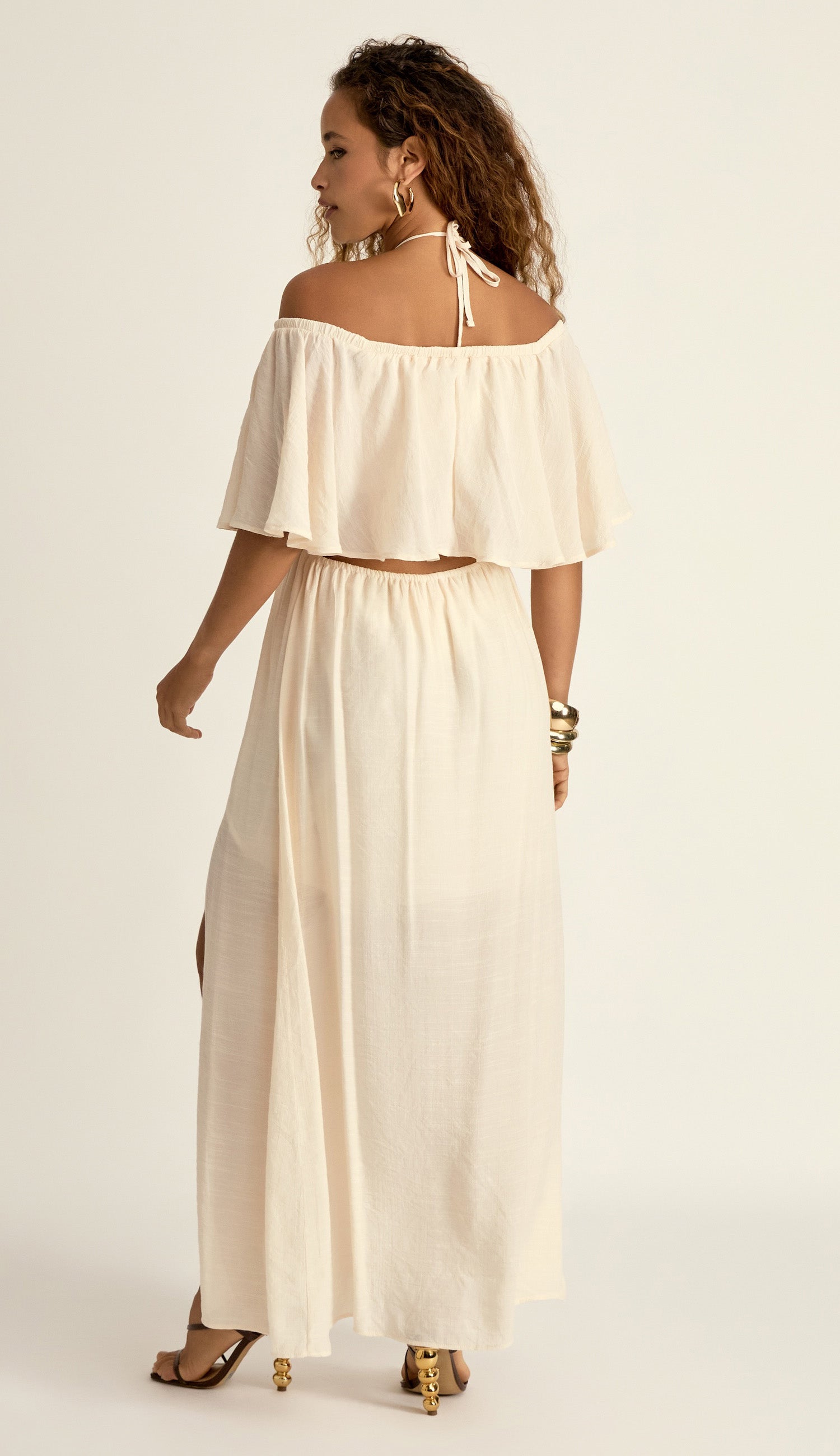 Vestido Alessandra Off White