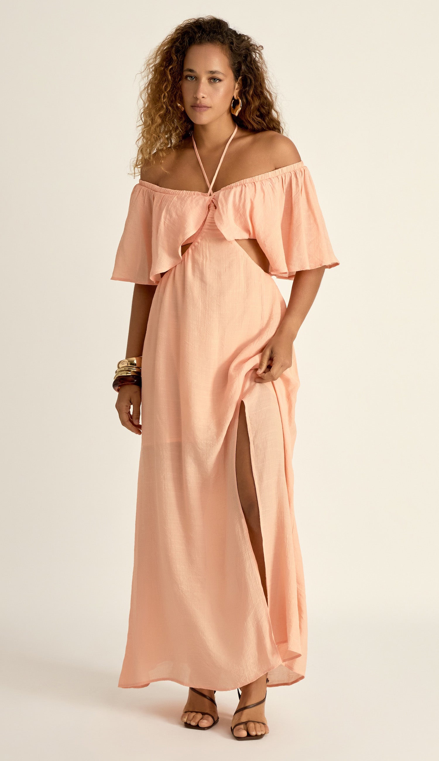 Vestido Alessandra Pêssego