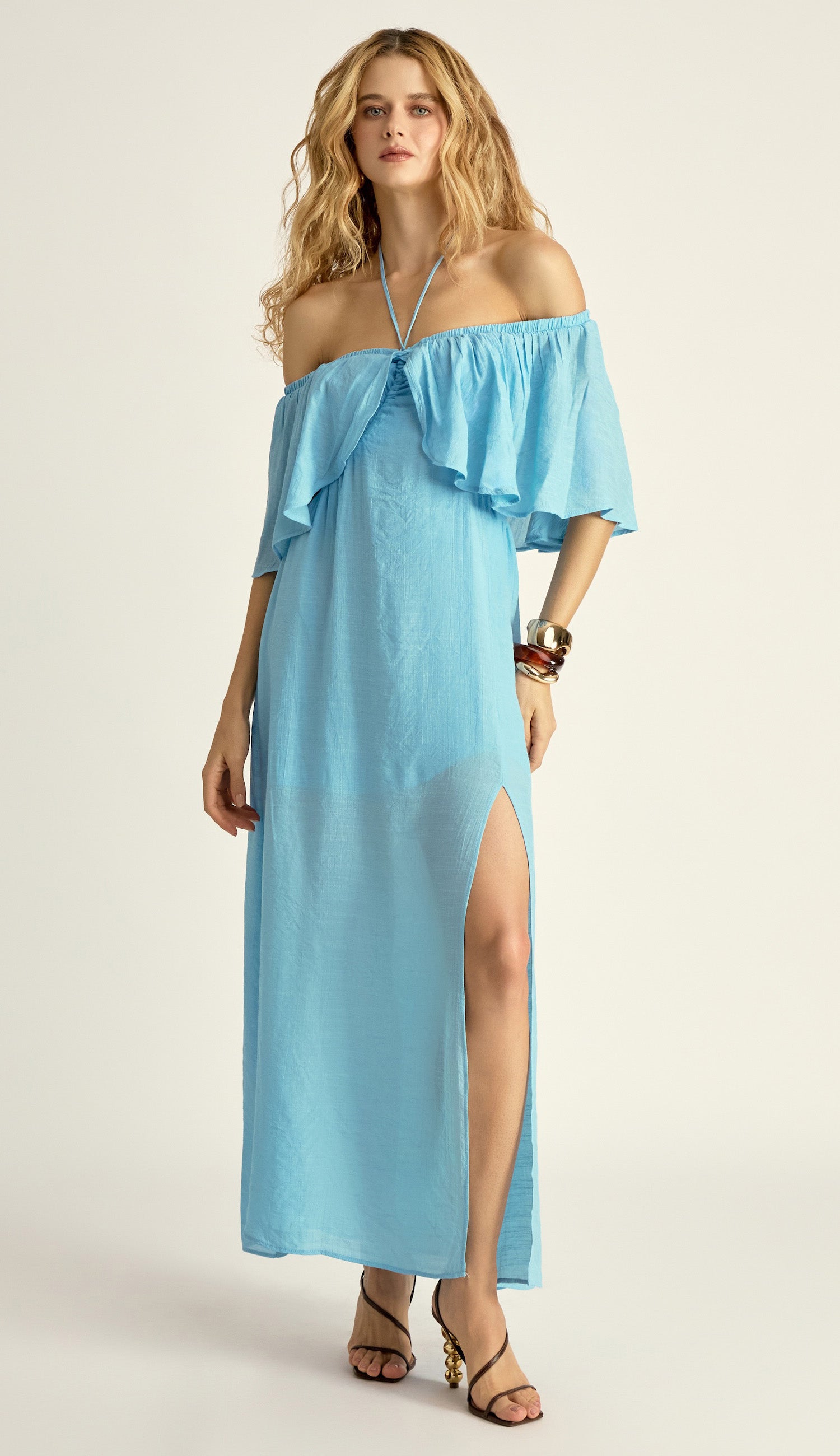 Vestido Alessandra Azul