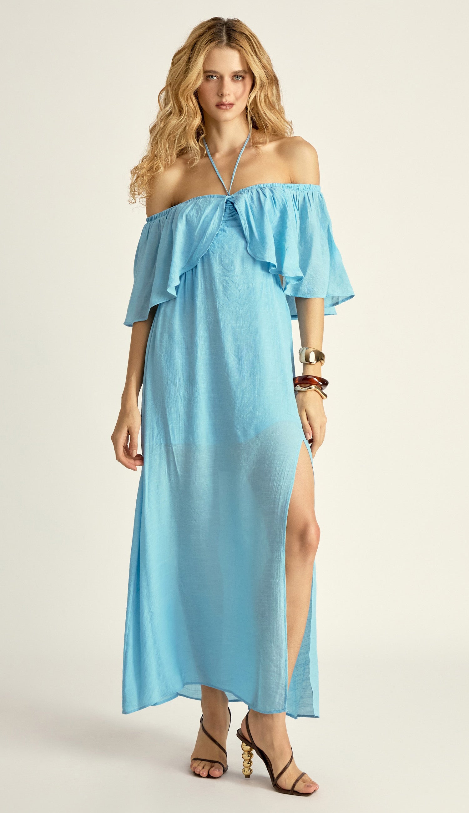 Vestido Alessandra Azul