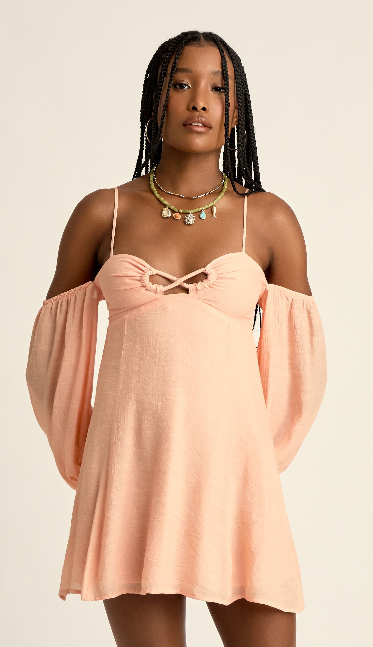 Vestido Balsamo Pêssego