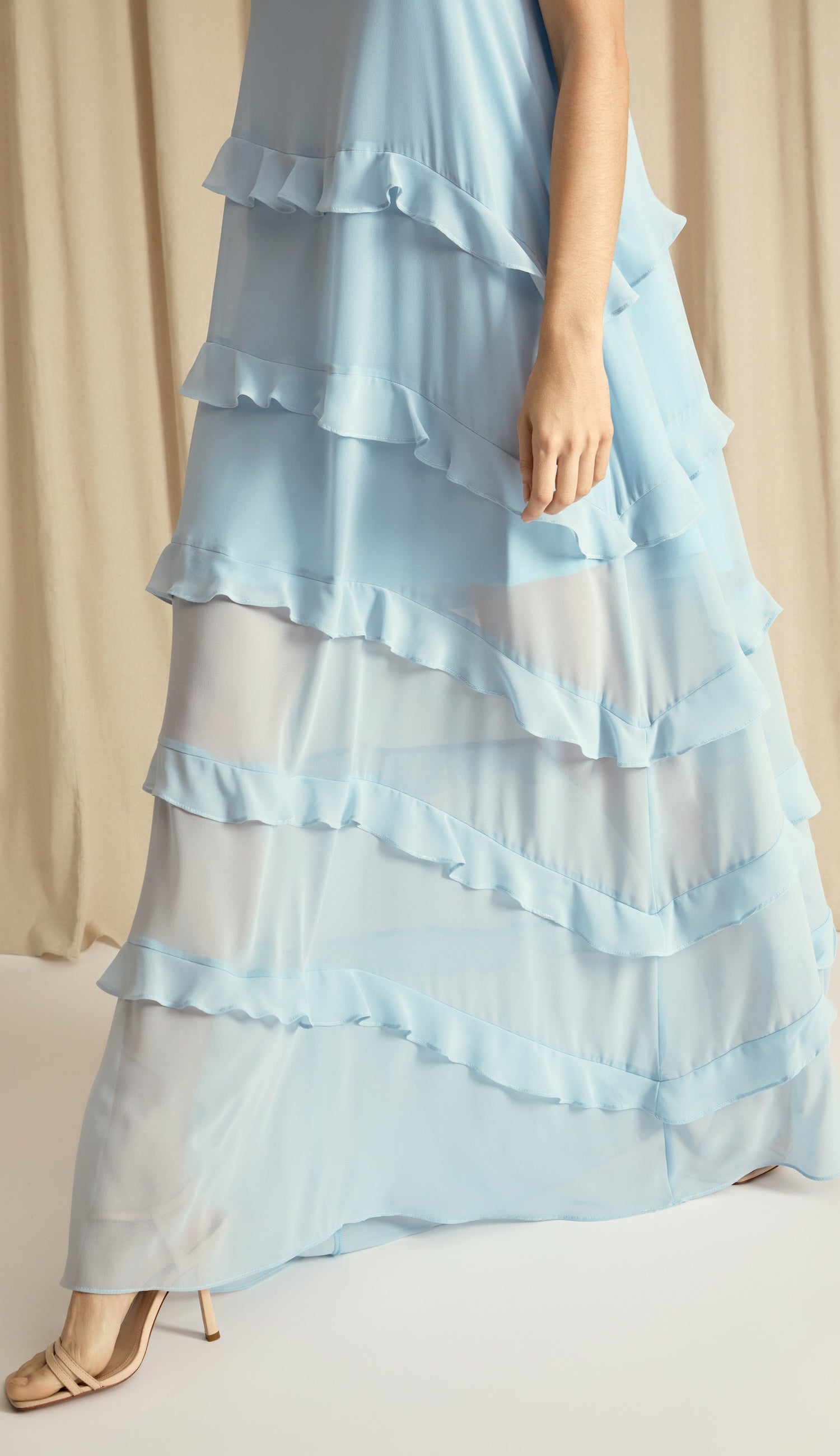 Vestido Fragrância Azul