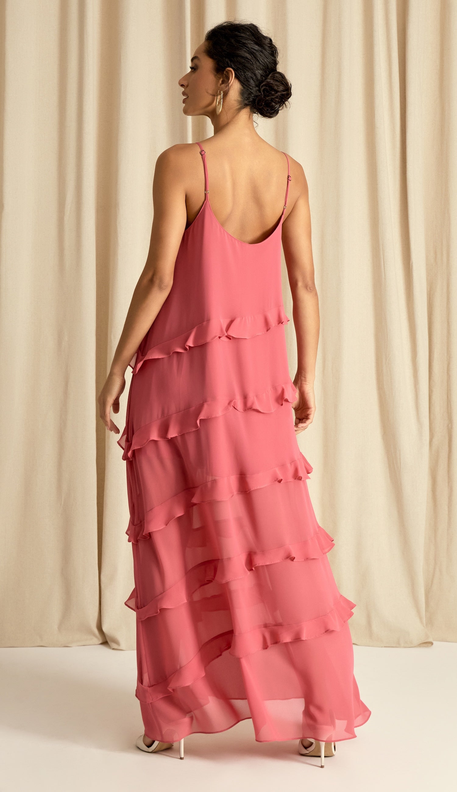 Vestido Fragrância Marsala