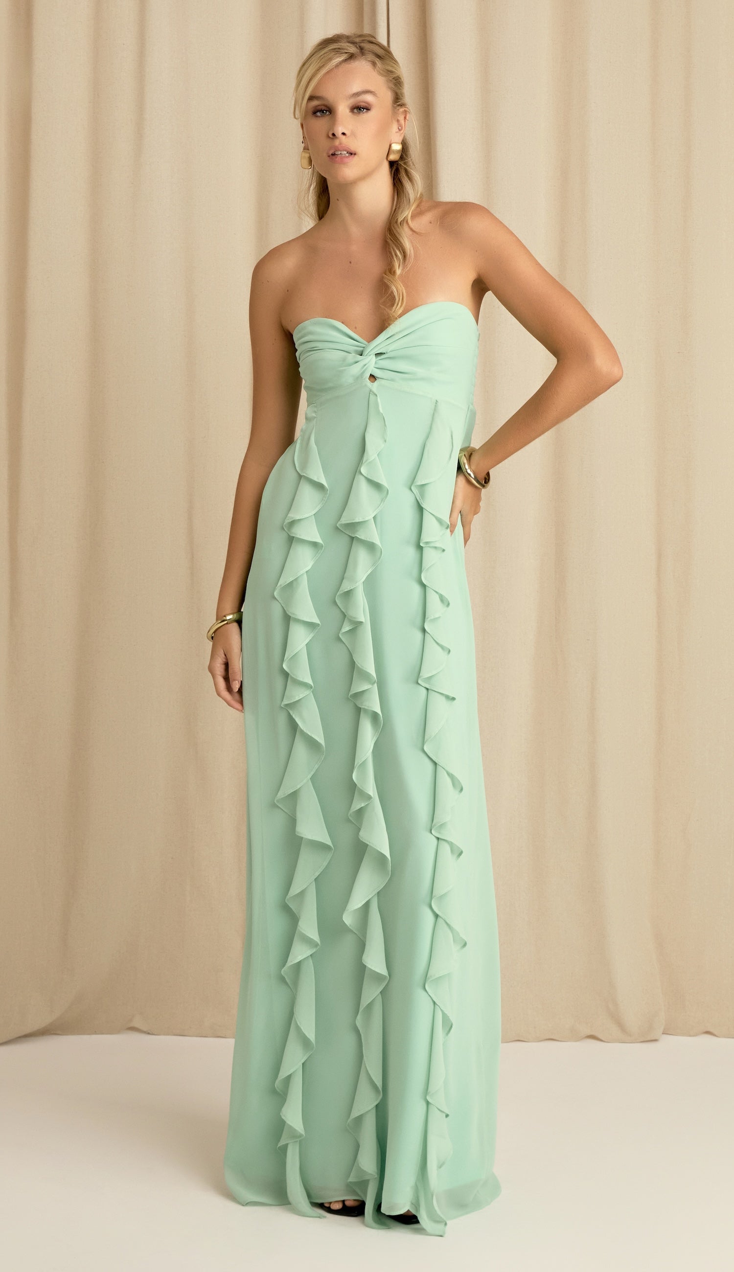 Vestido Jamine Acqua