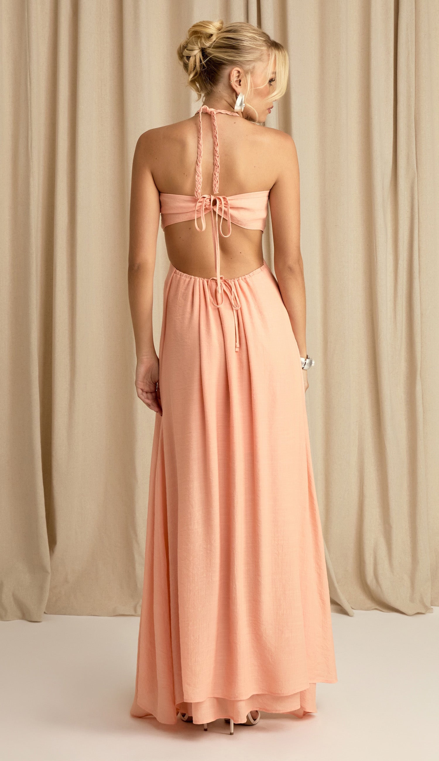 Vestido Larissa Pêssego