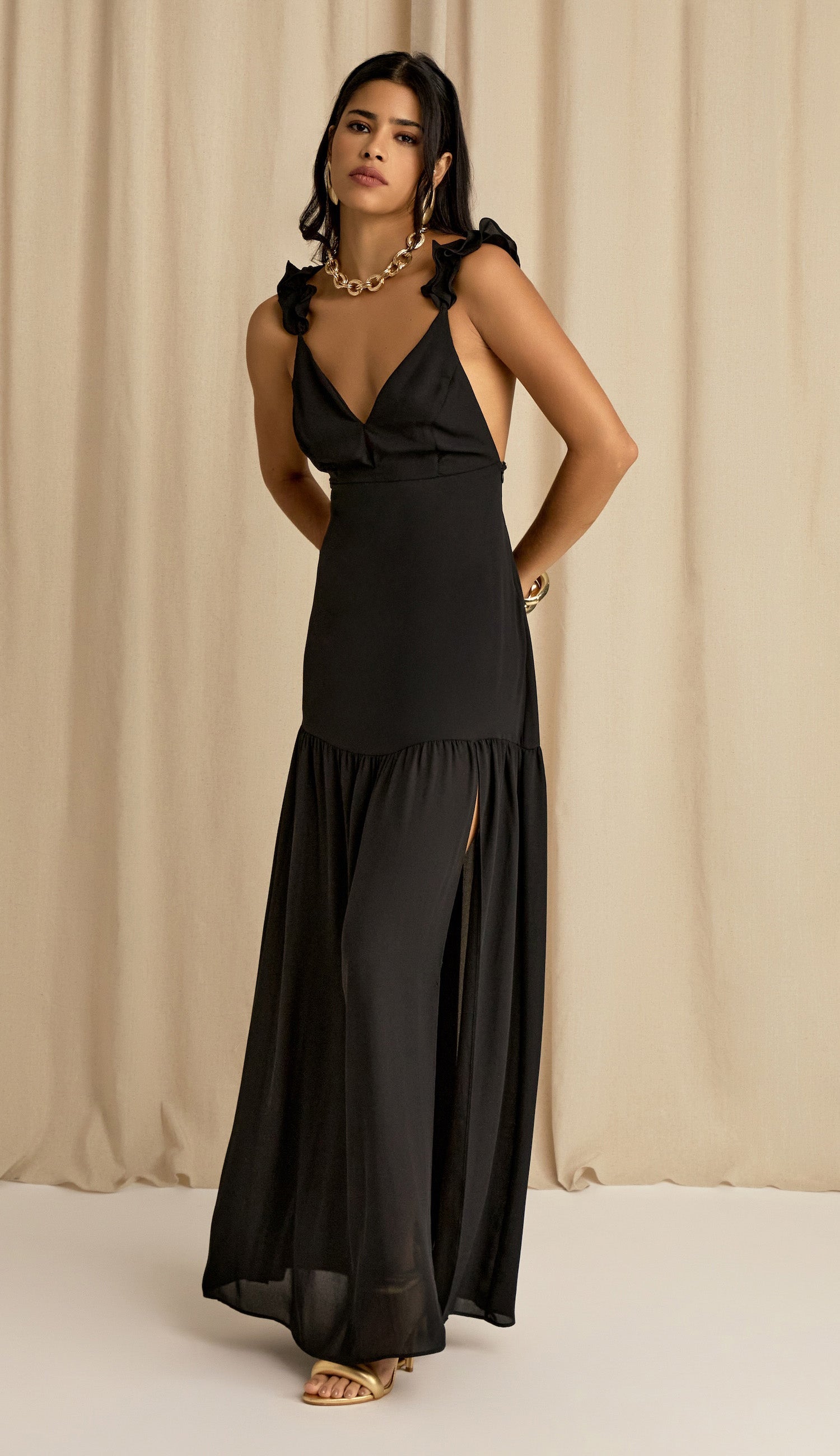 Vestido Lara Preto