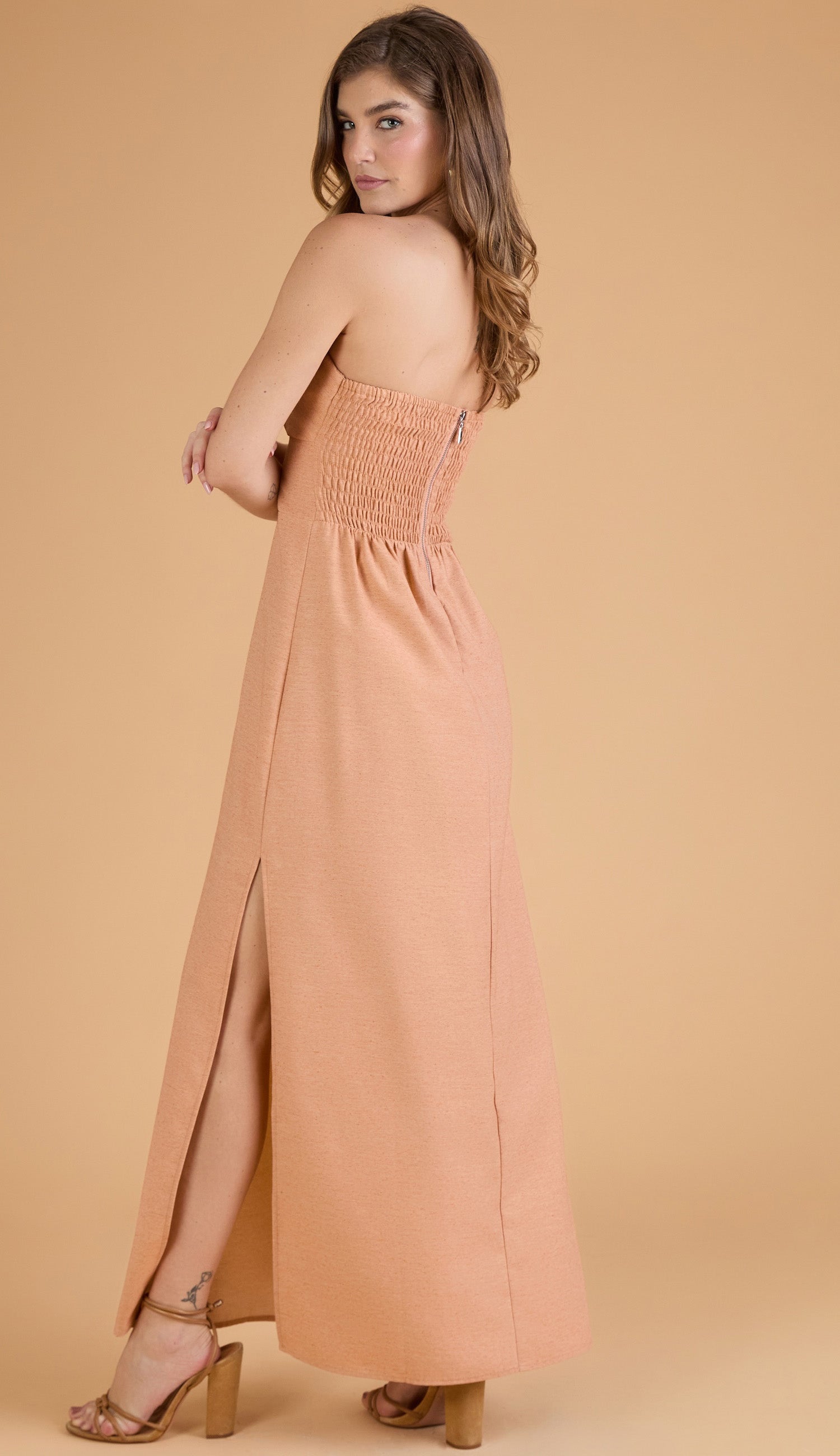 Vestido Nádia Caramelo