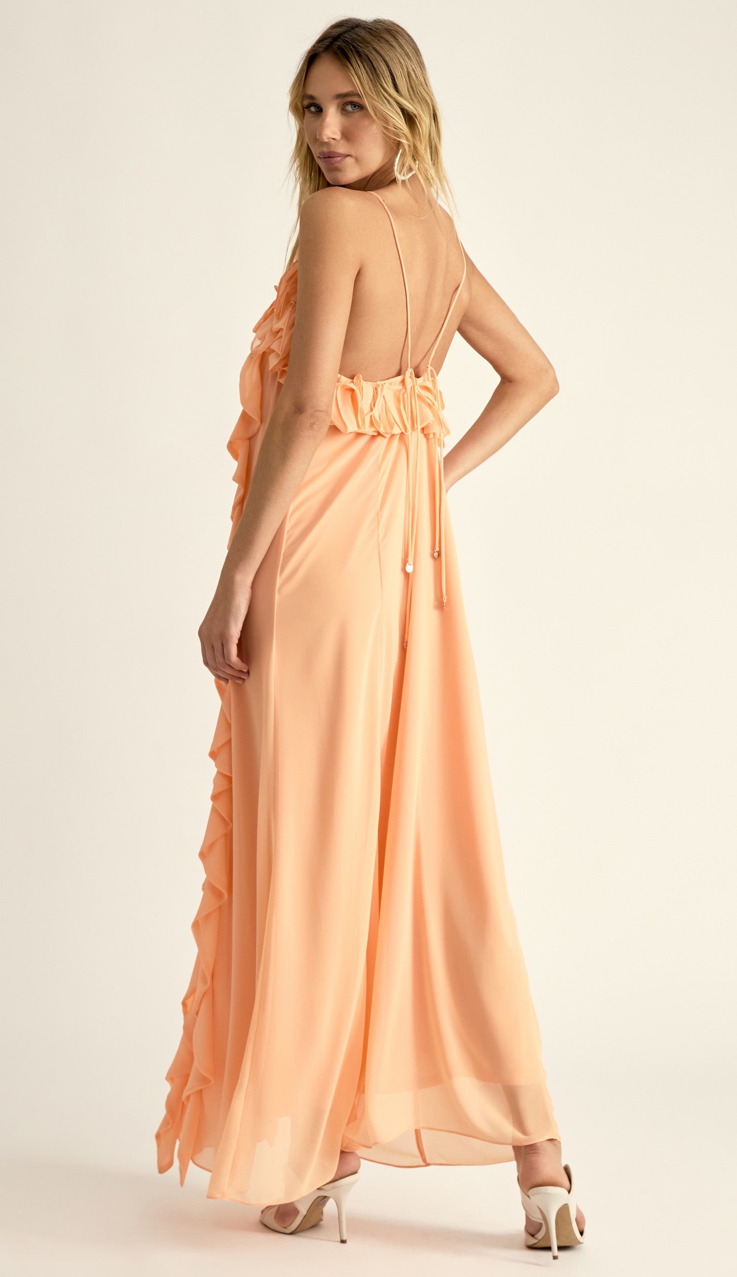 Vestido Nair Pêssego