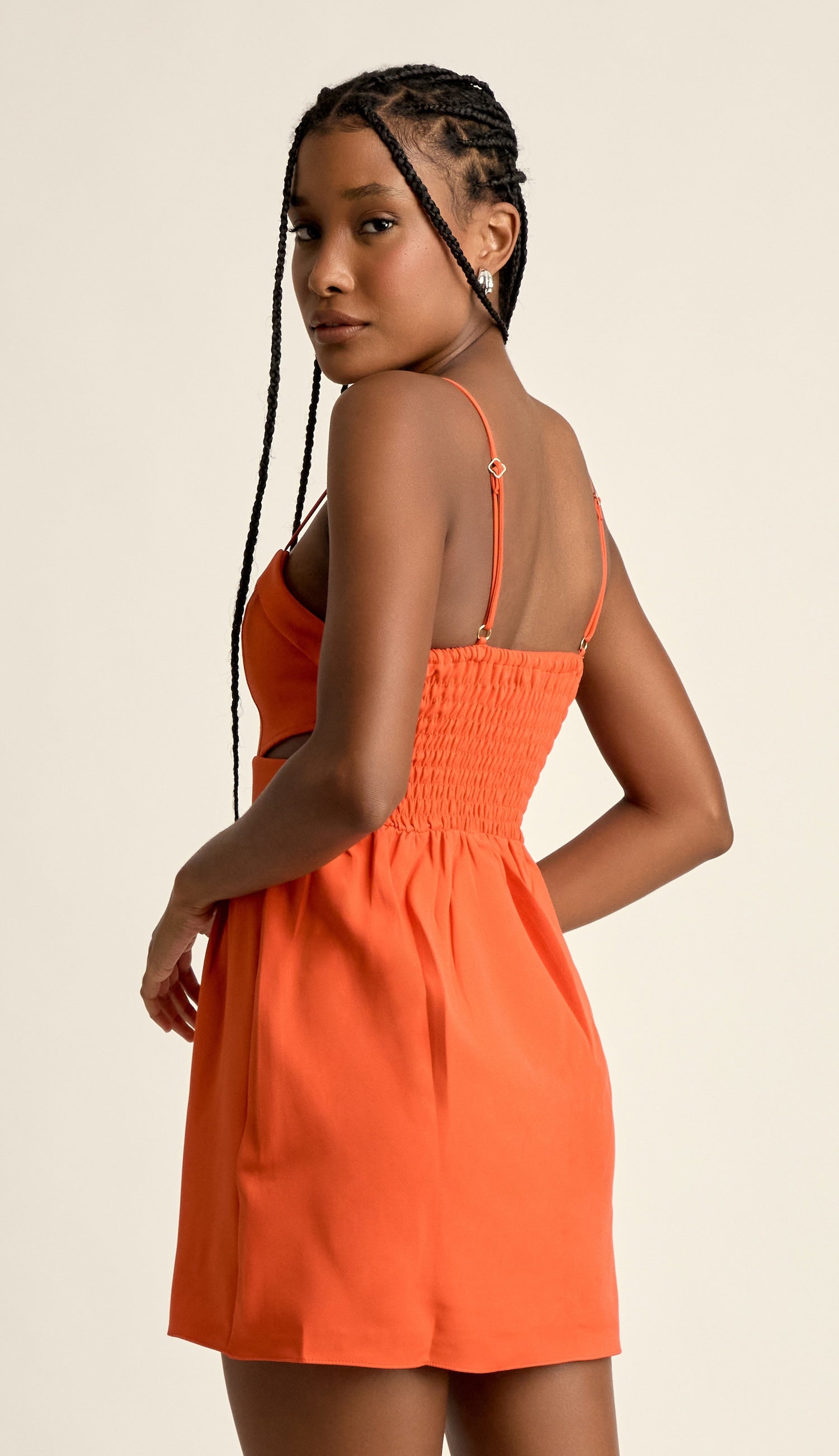 Vestido Selma Laranja