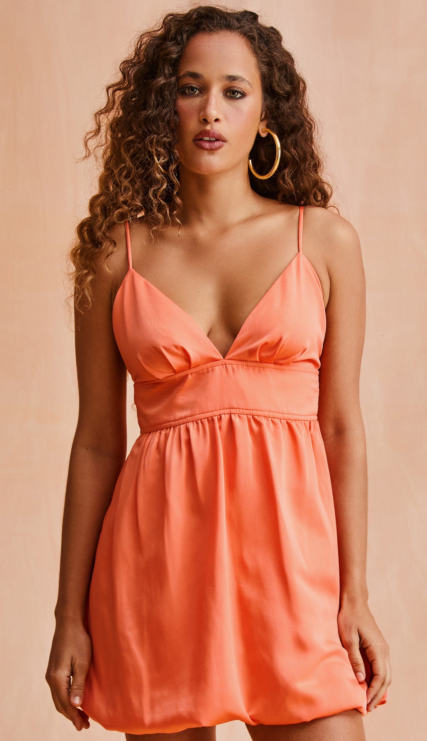 Vestido Silmara Pêssego