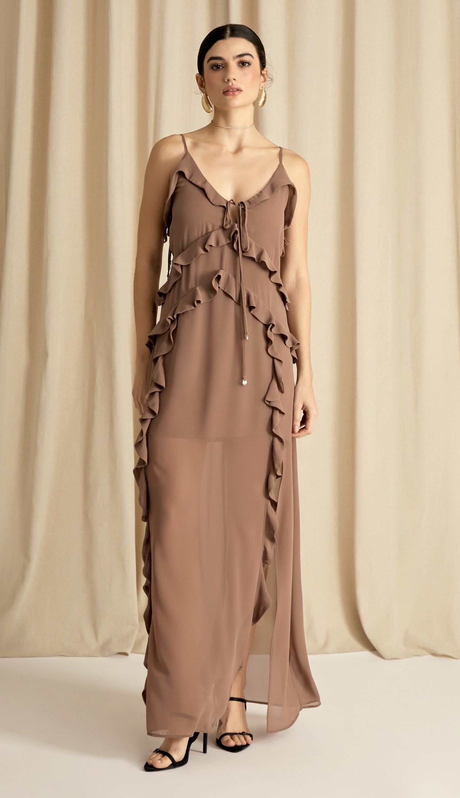 Vestido Anne Mocha