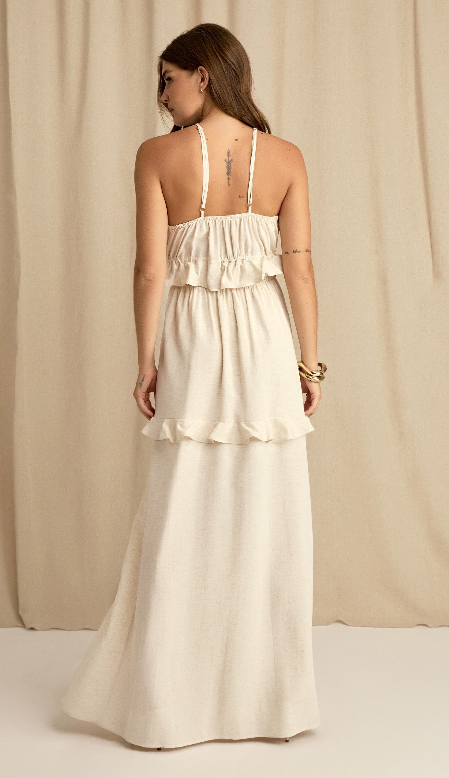 Vestido Barbara Natural