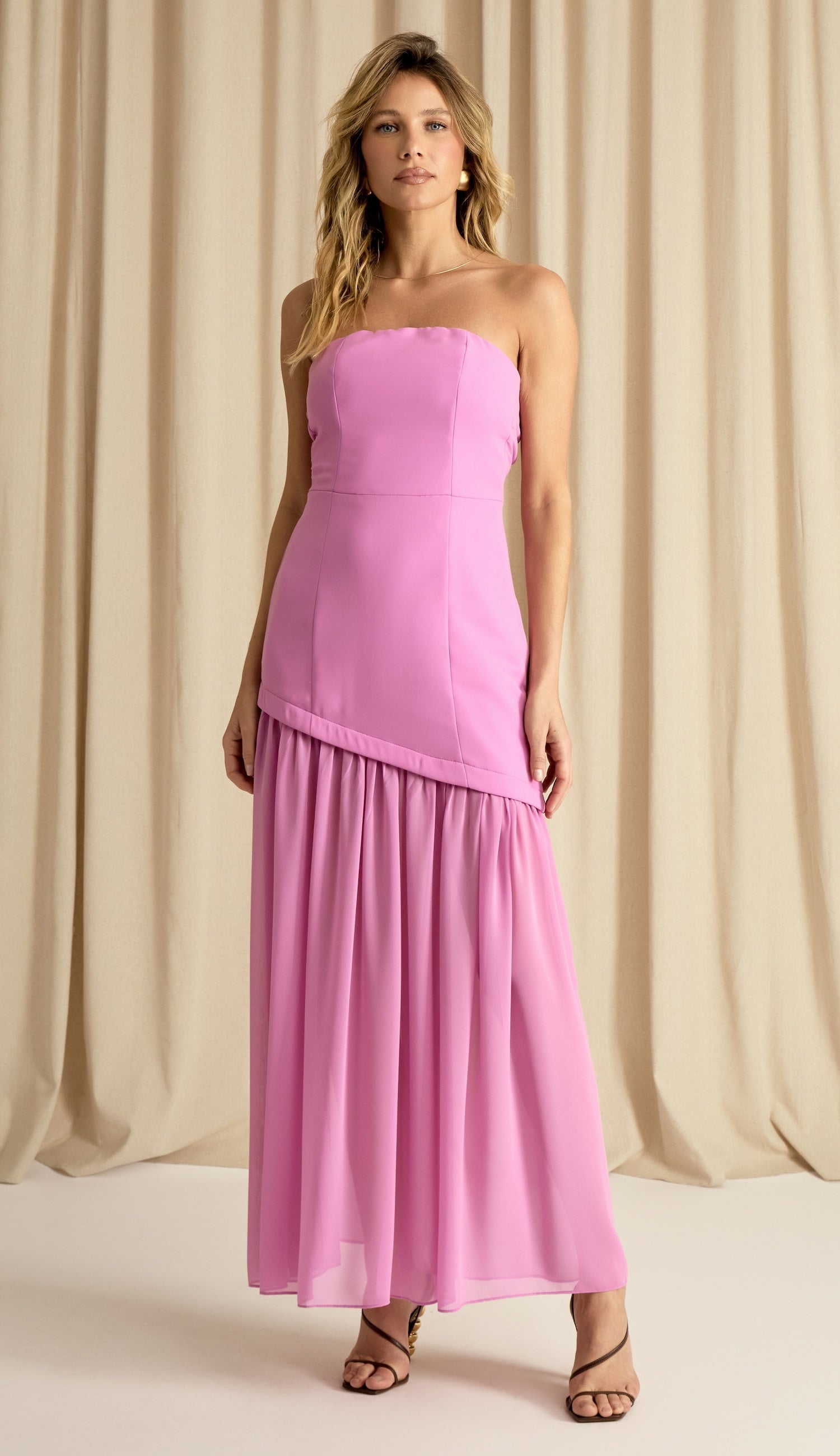 Vestido Beverly Rosa