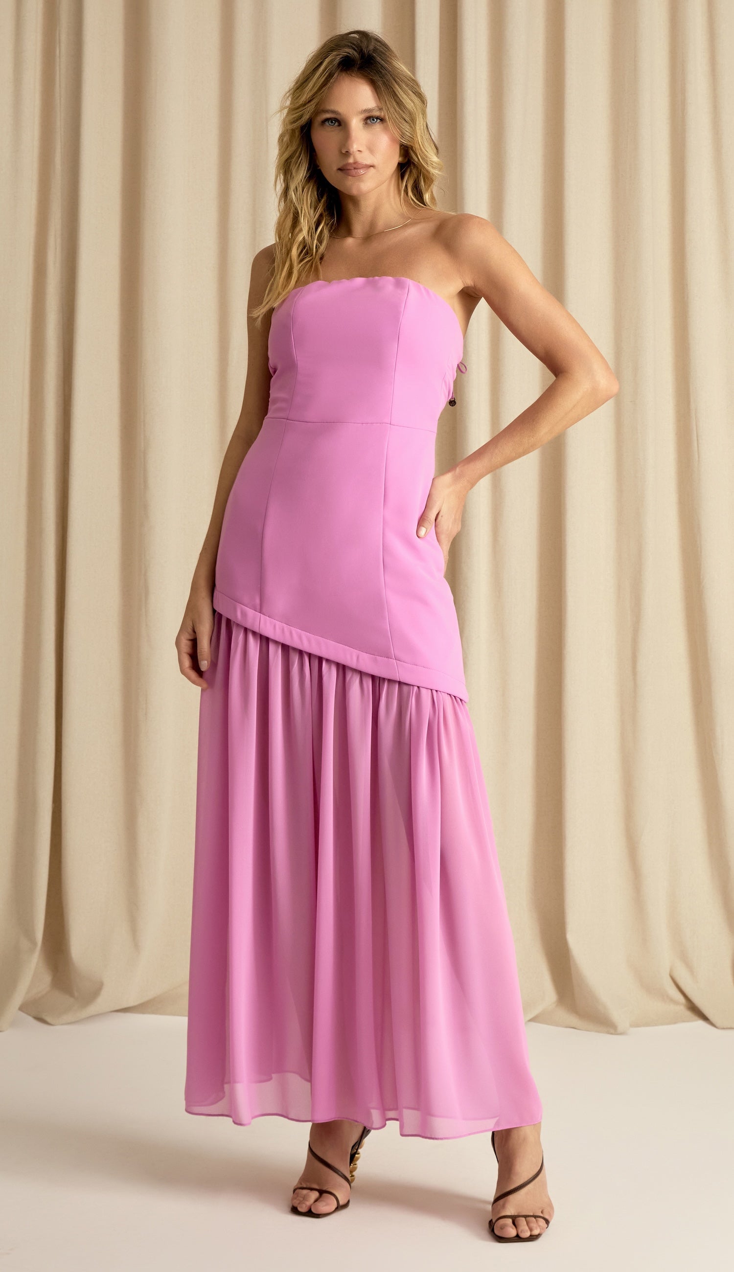 Vestido Beverly Rosa