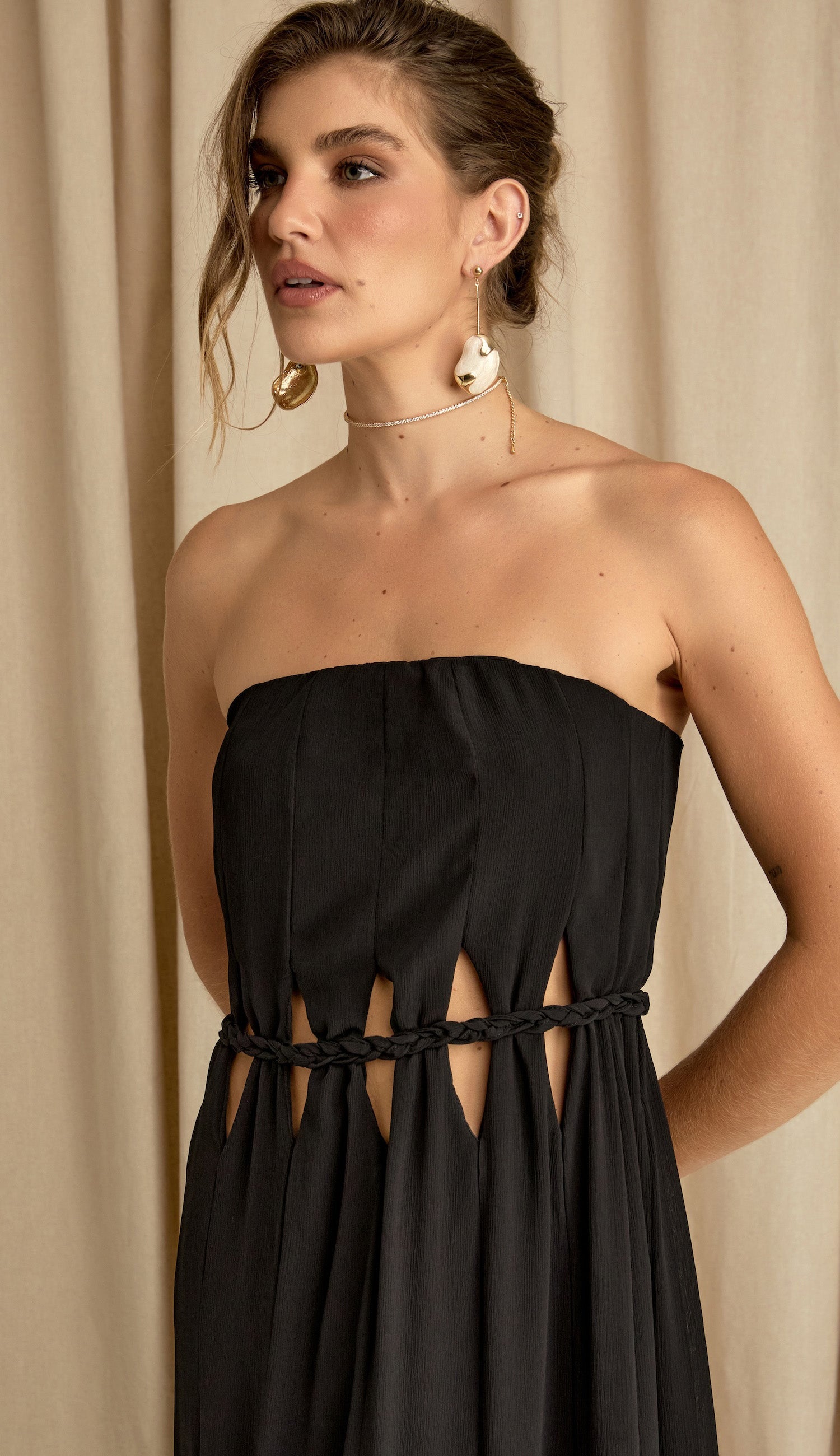Vestido Celina Preto