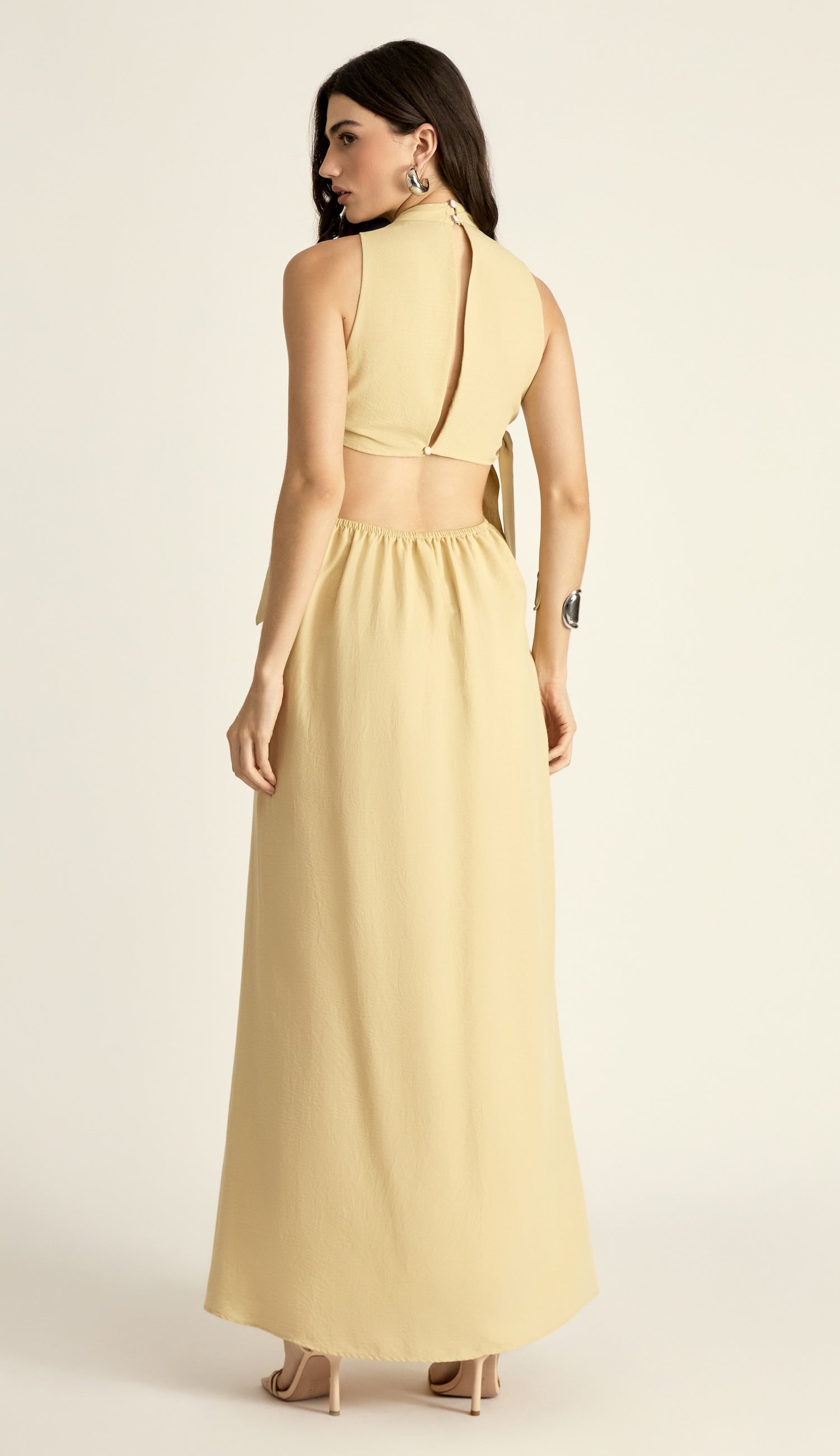 Vestido Delilah Manteiga