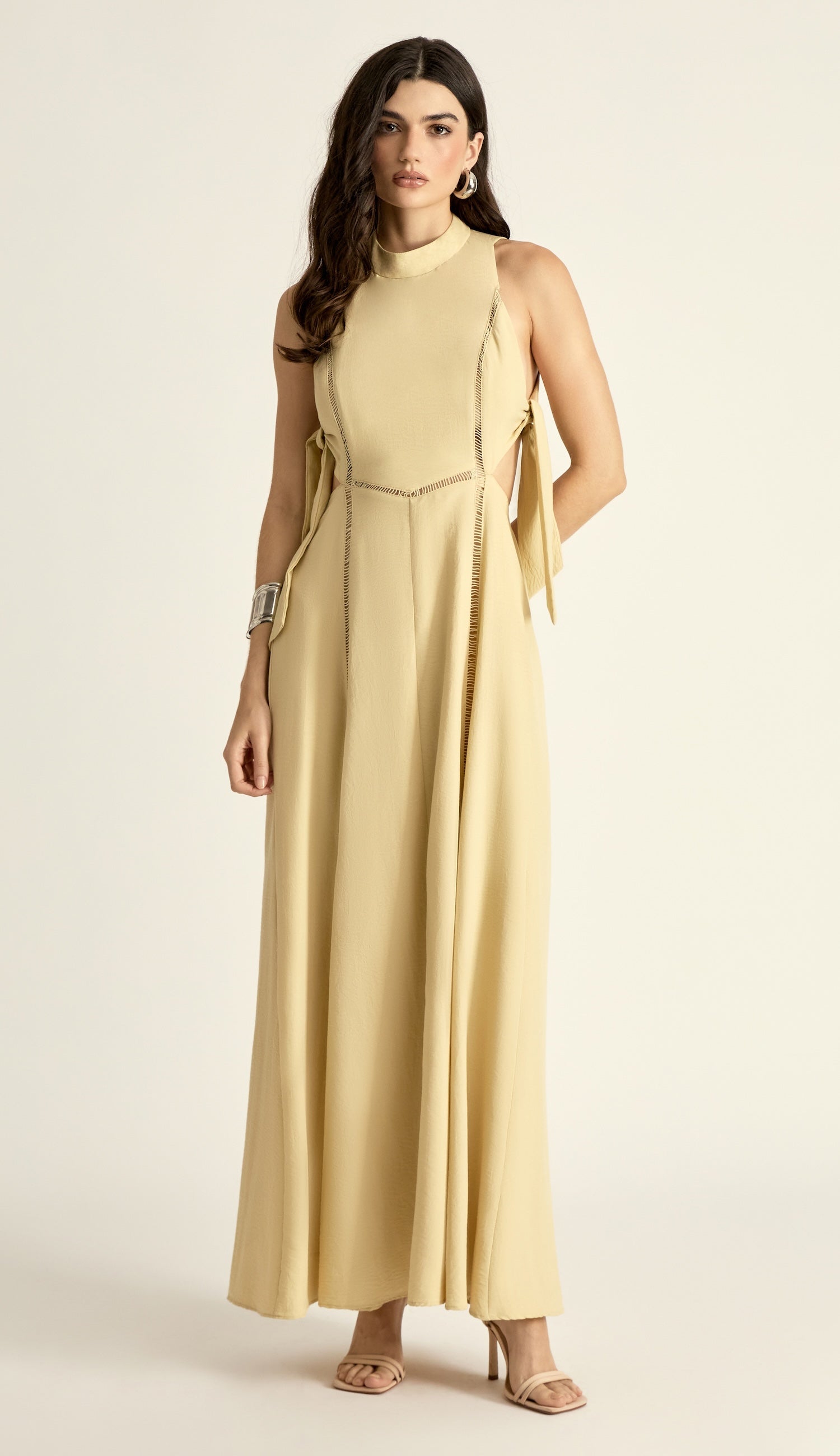 Vestido Delilah Manteiga