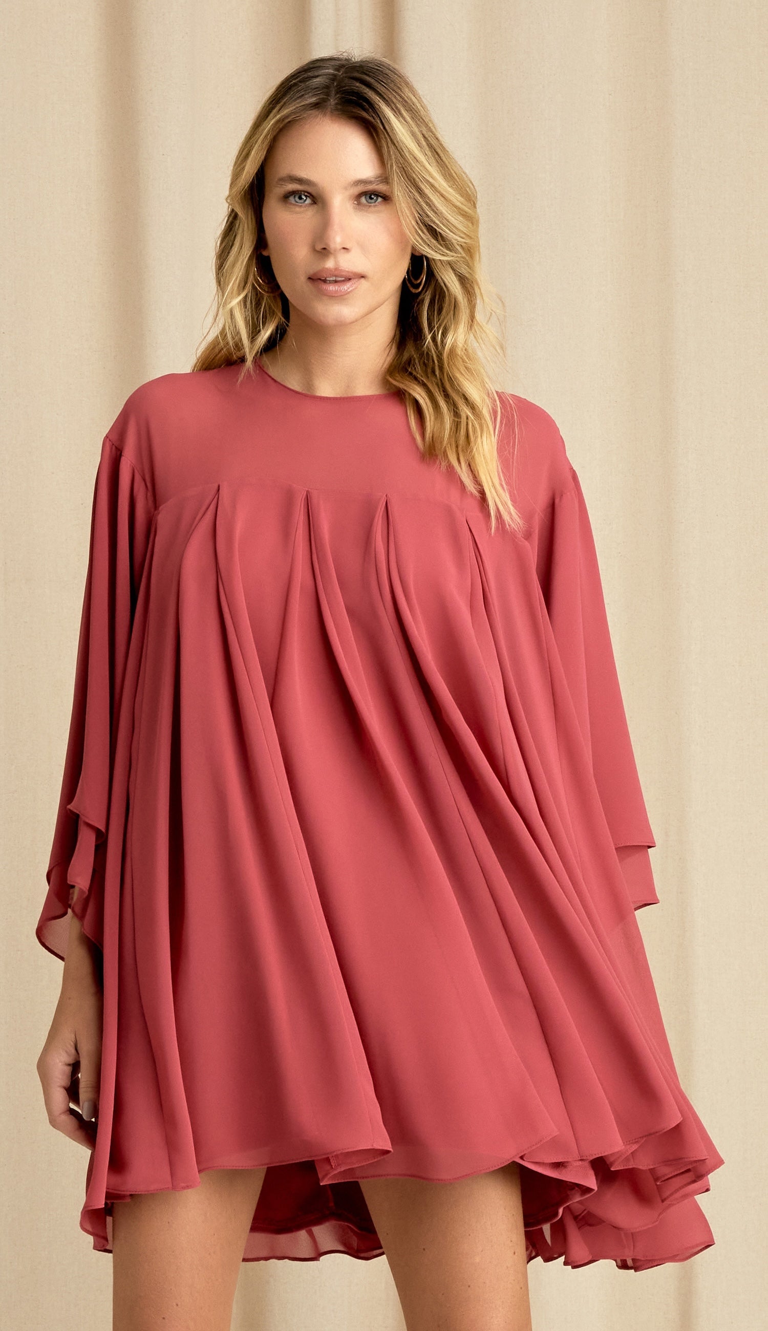 Vestido Elma Framboesa