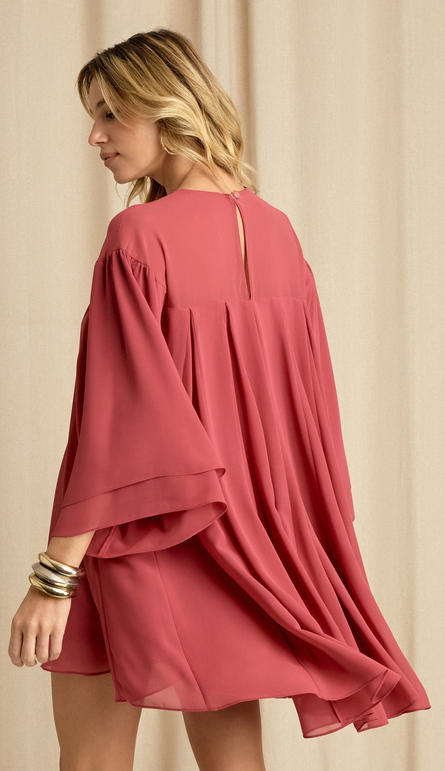 Vestido Elma Framboesa