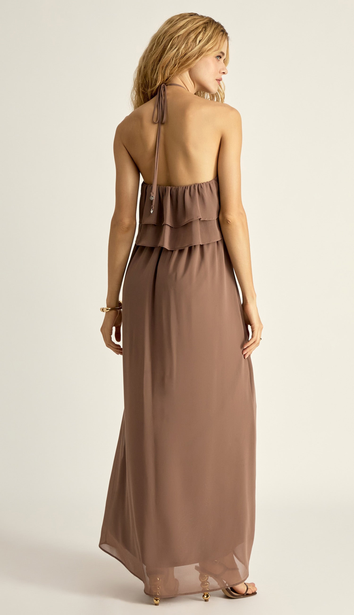 Vestido Elisabeth Mocha