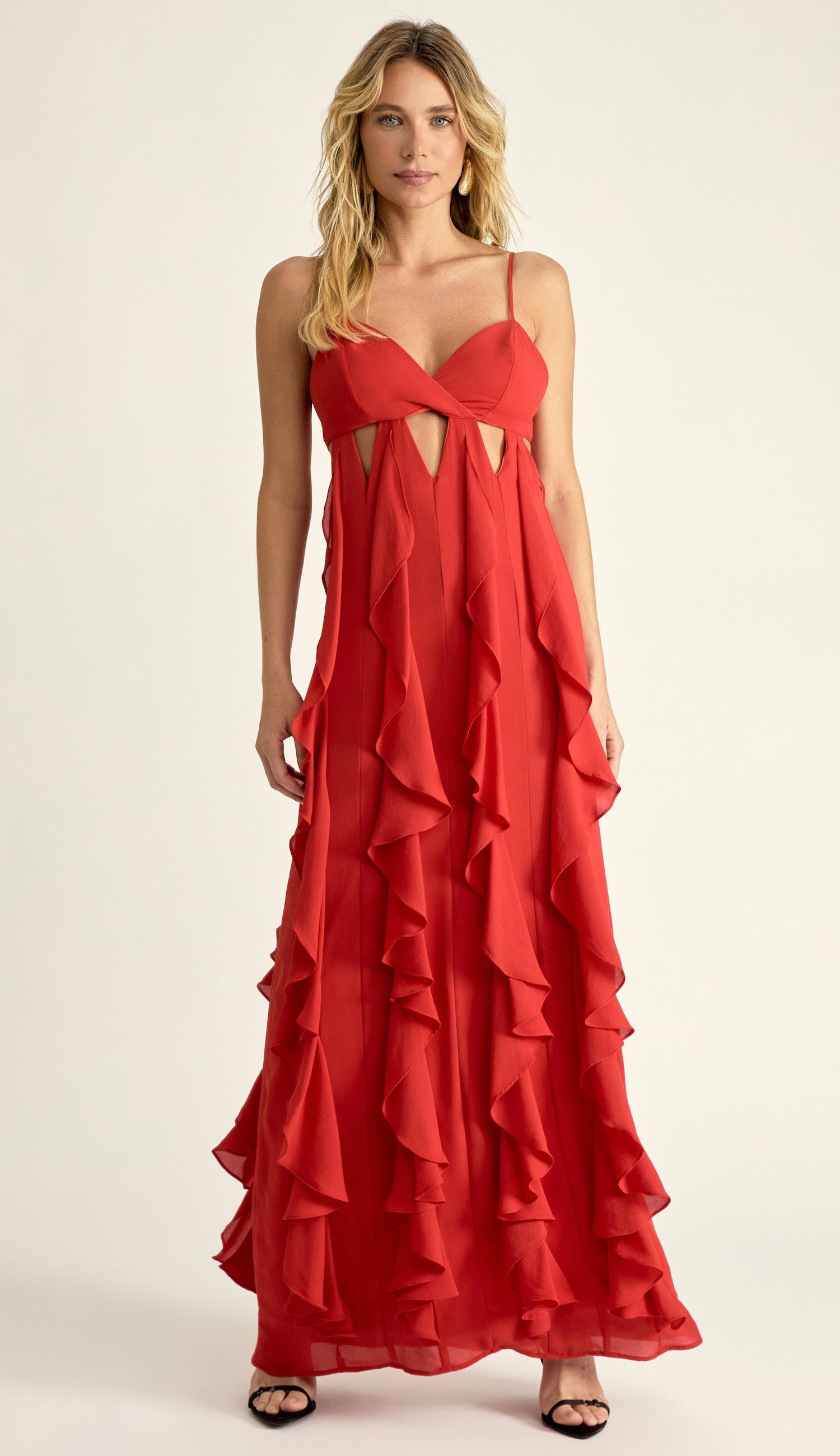 Vestido Fernanda Cereja