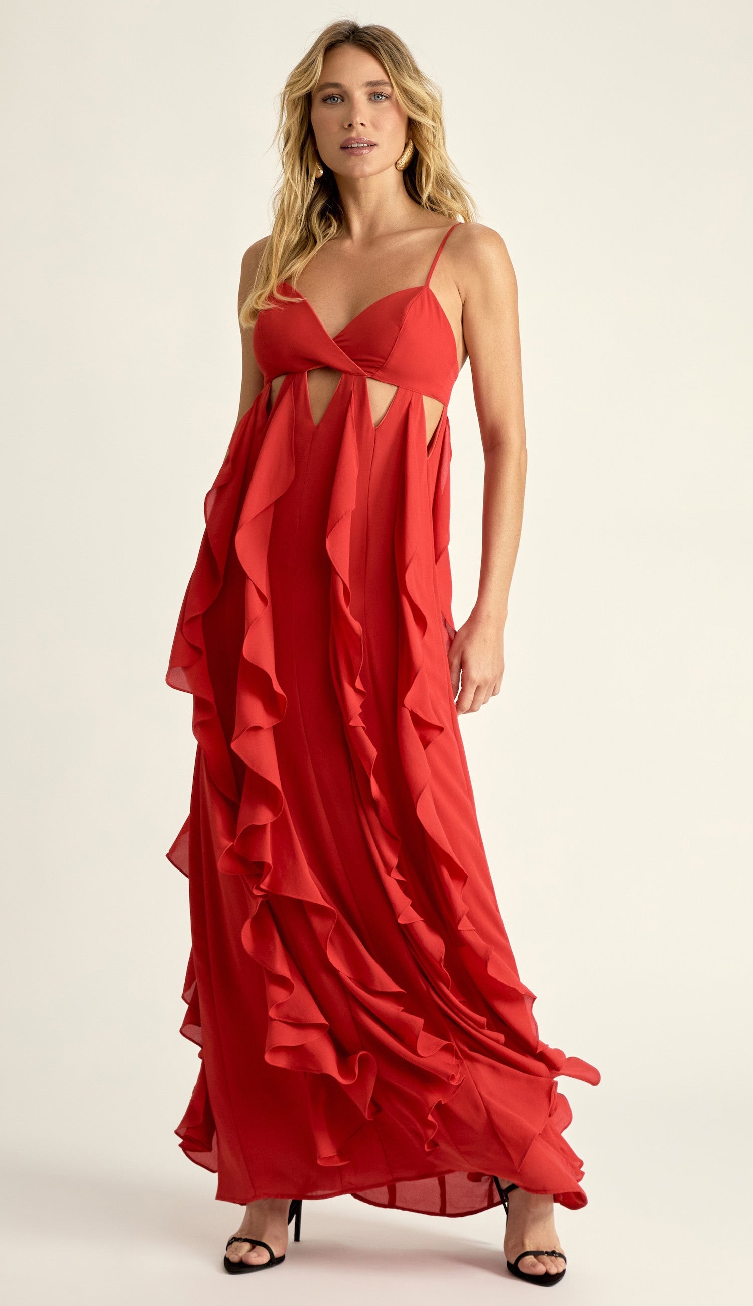 Vestido Fernanda Cereja