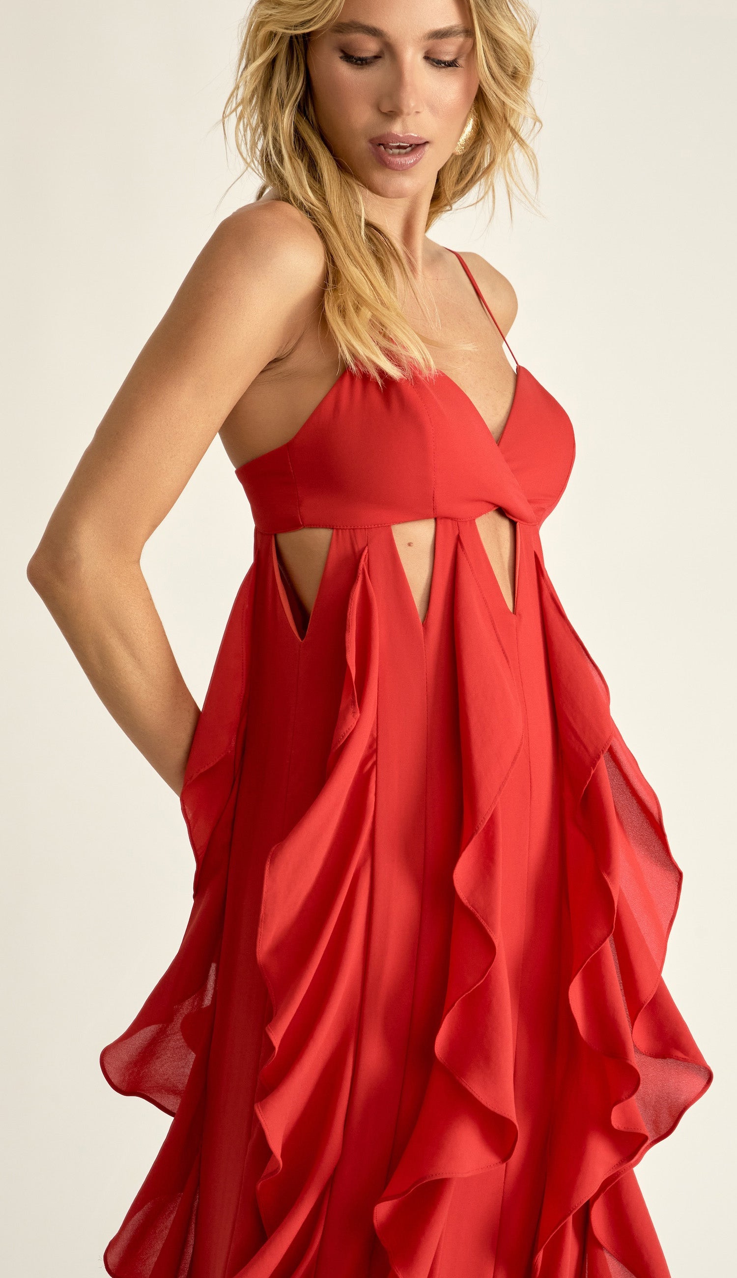 Vestido Fernanda Cereja