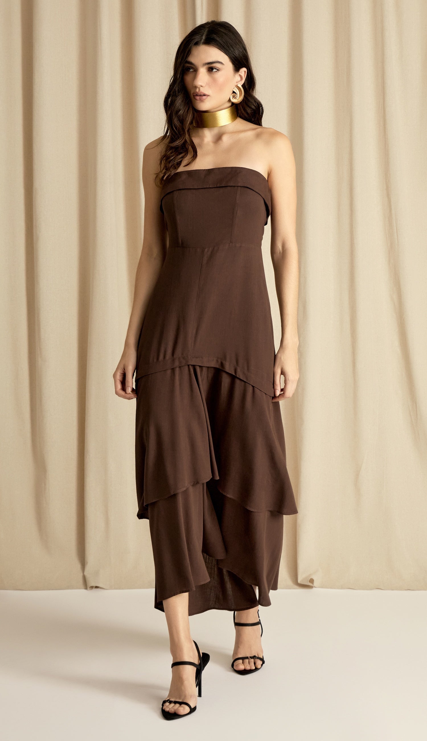 Vestido Fabrice Mocha