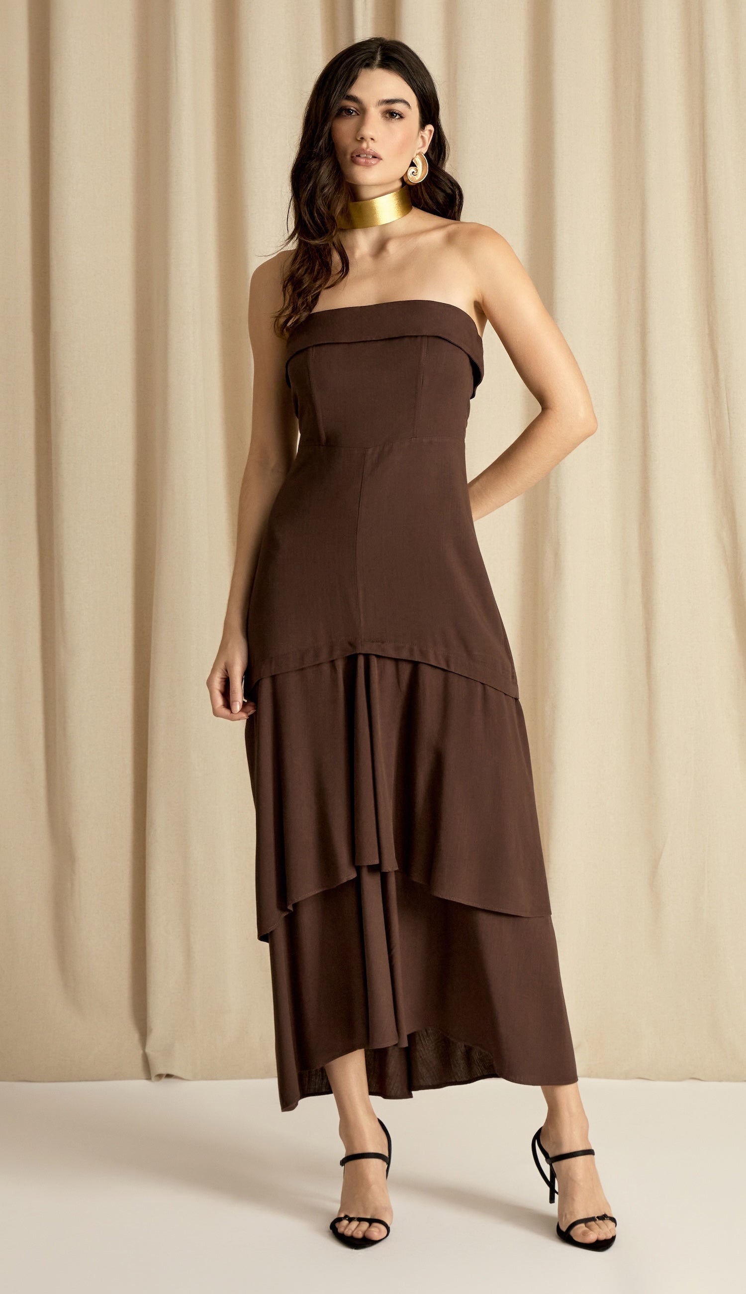 Vestido Fabrice Mocha