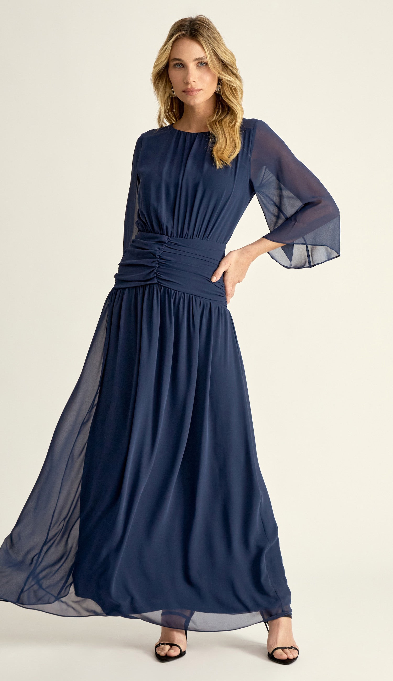 Vestido Grecia Marinho