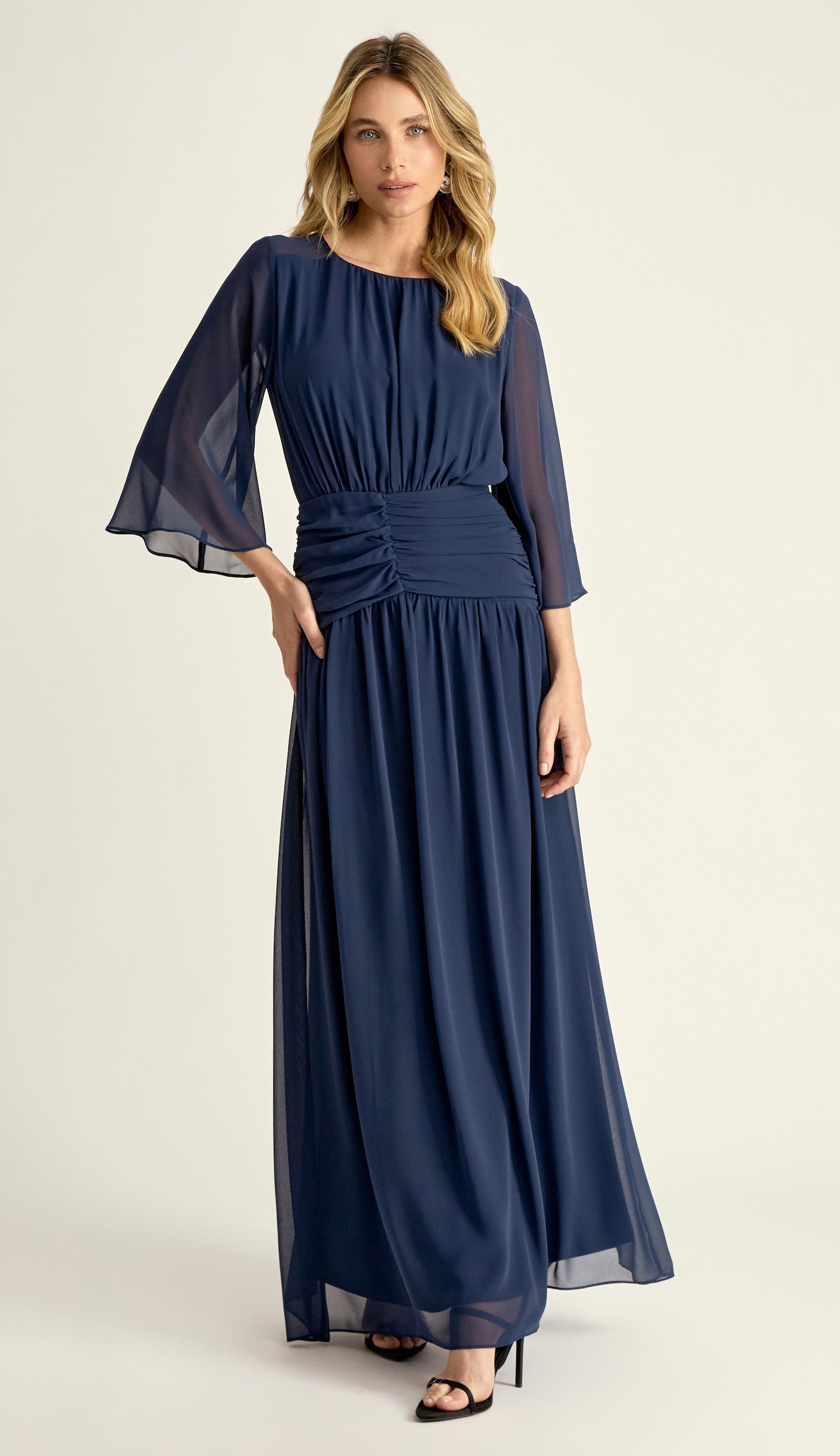 Vestido Grecia Marinho