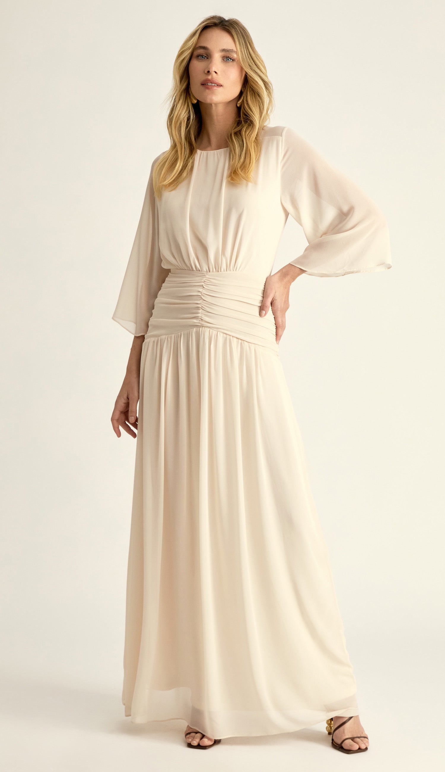 Vestido Grecia Off White