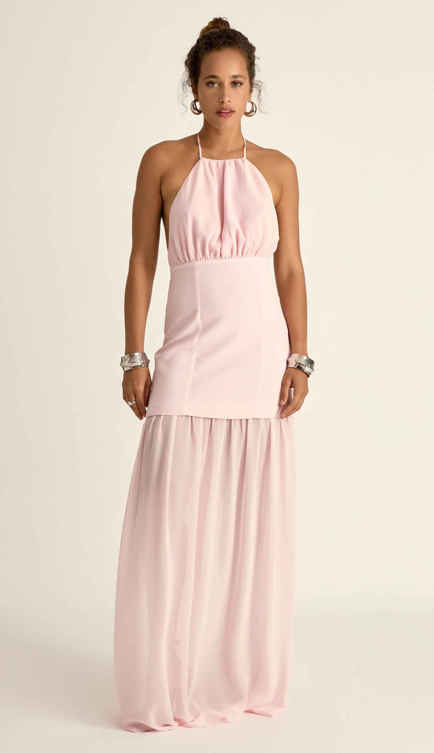 Vestido Genebra Rosa