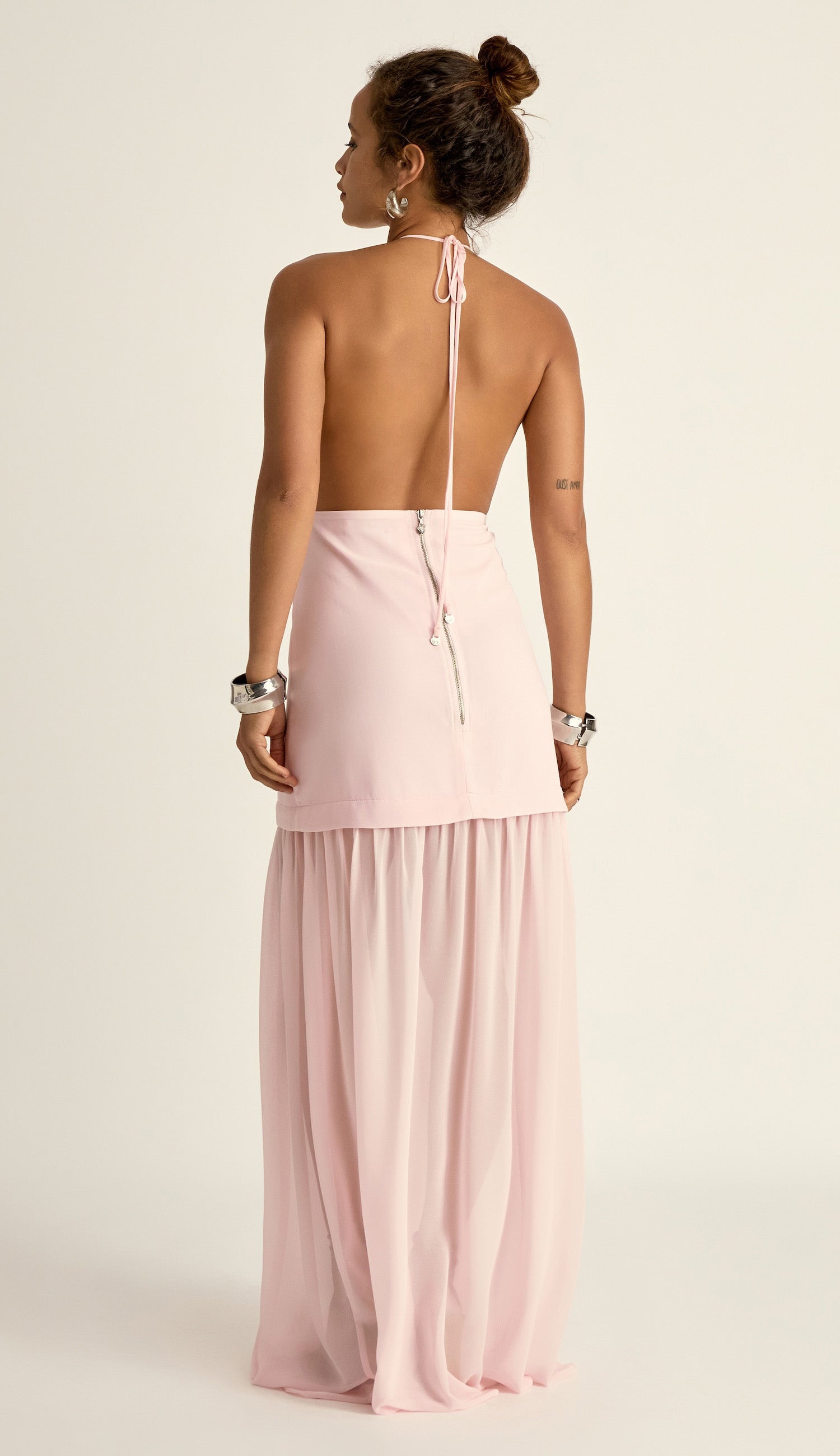 Vestido Genebra Rosa