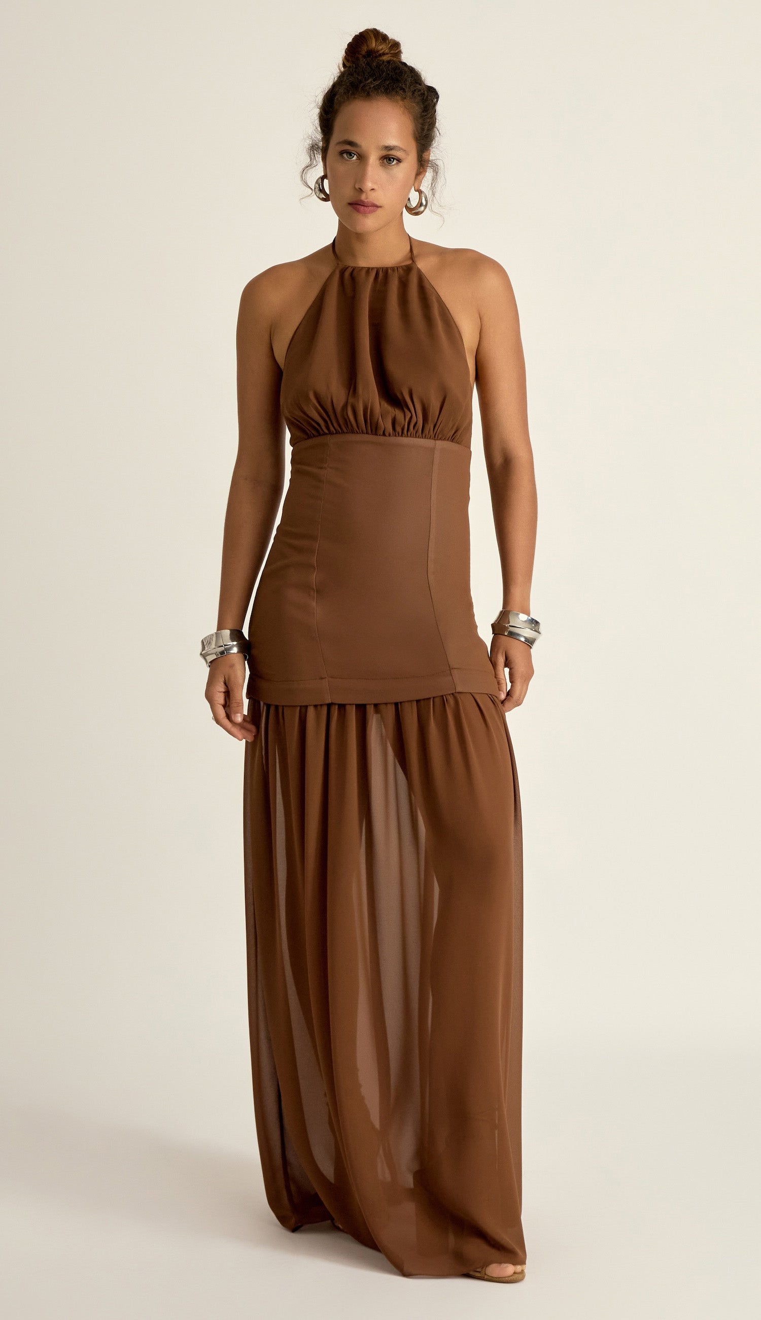 Vestido Genebra Mocha