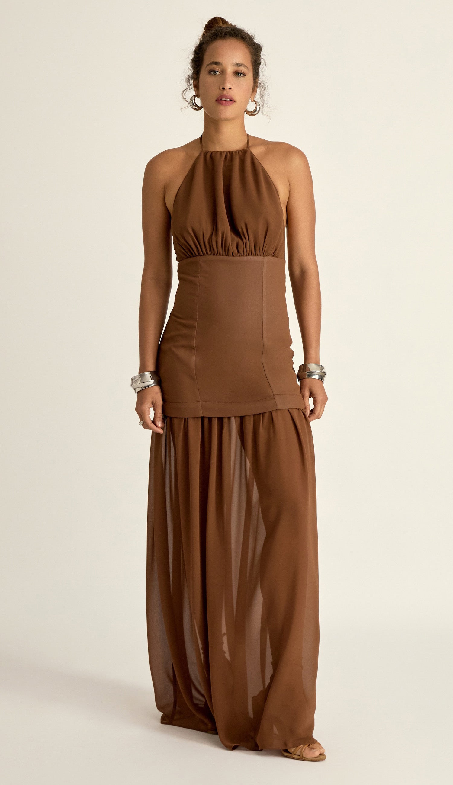Vestido Genebra Mocha