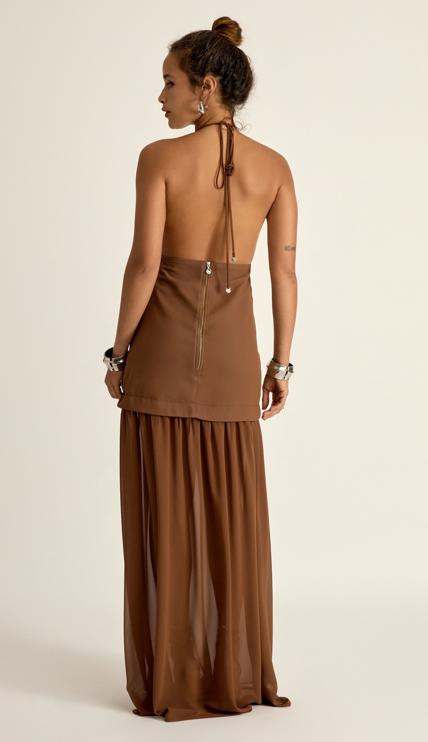 Vestido Genebra Mocha