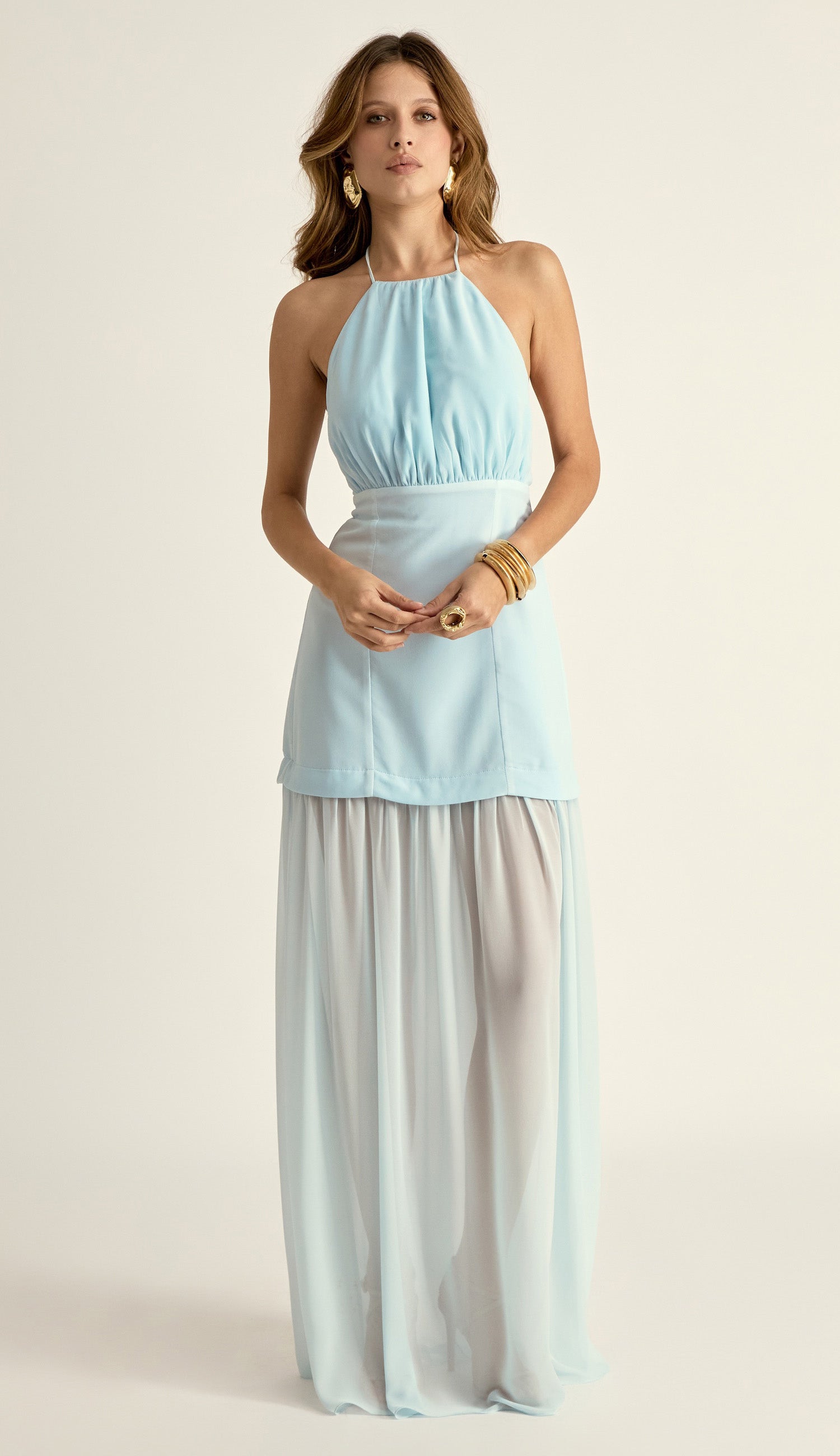 Vestido Genebra Azul