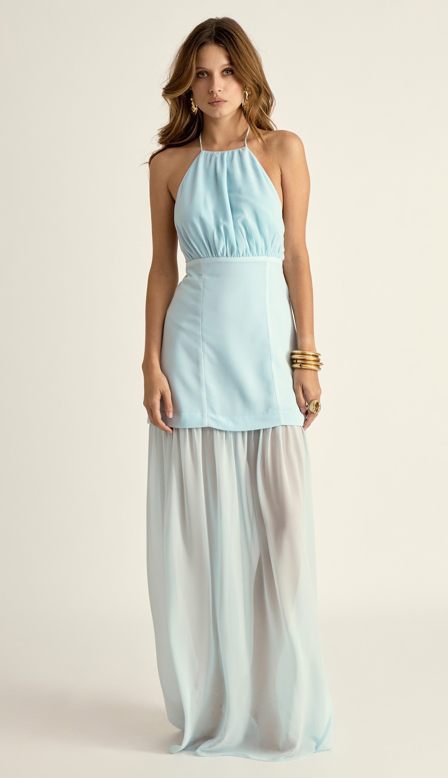 Vestido Genebra Azul