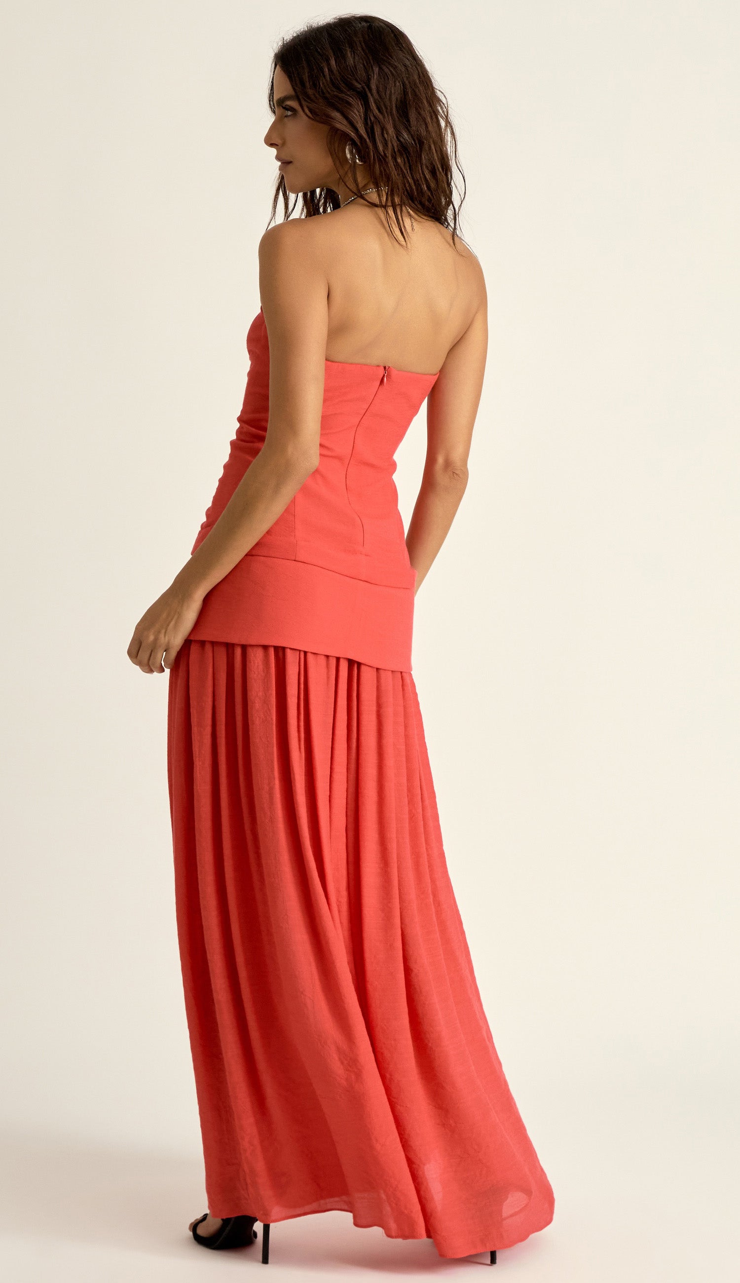 Vestido Laura Cereja